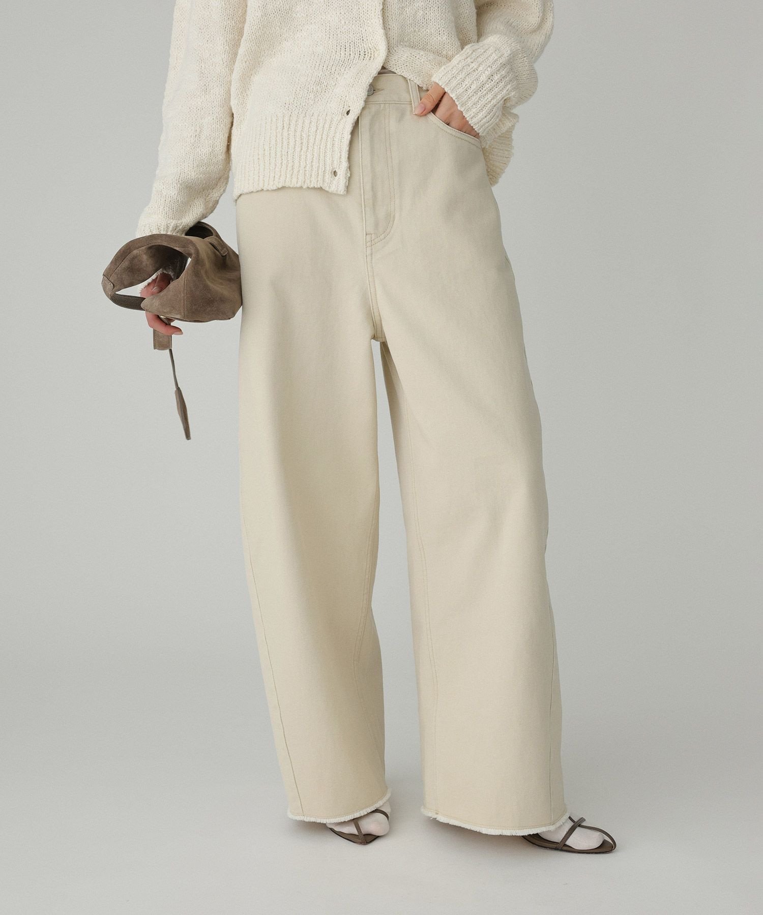 BABYLONE｜バレルレッグデニムパンツ | Rakuten Fashion(楽天