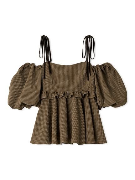 LILY BROWN｜3wayジャガードペプラムビスチェ | Rakuten Fashion(楽天