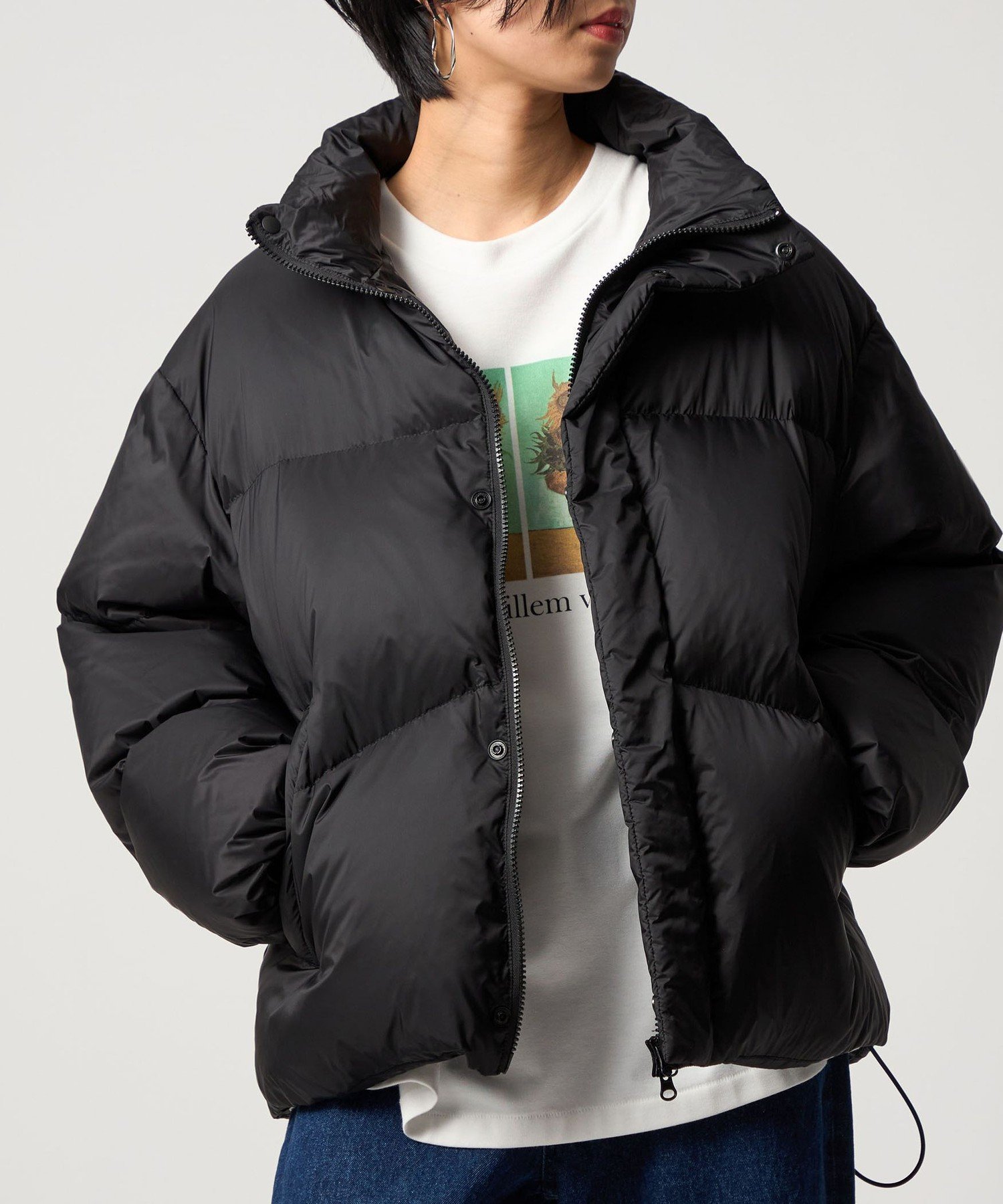 【別注】＜TAION×CITEN＞シンプルダウン LT.GRAY M CITEN｜【別注】＜TAION*CITEN＞ モンスターダウンブルゾン -撥水