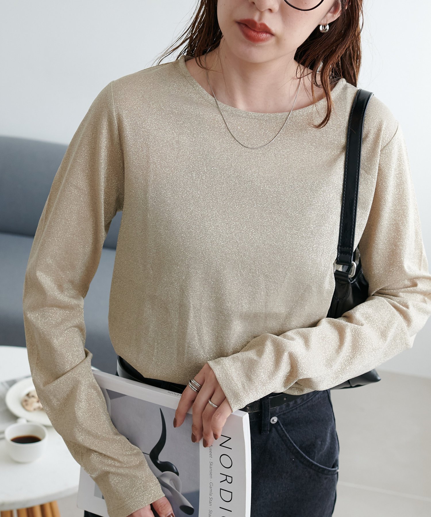 Discoat｜【WEB限定】ラメロングスリーブ | Rakuten Fashion(楽天