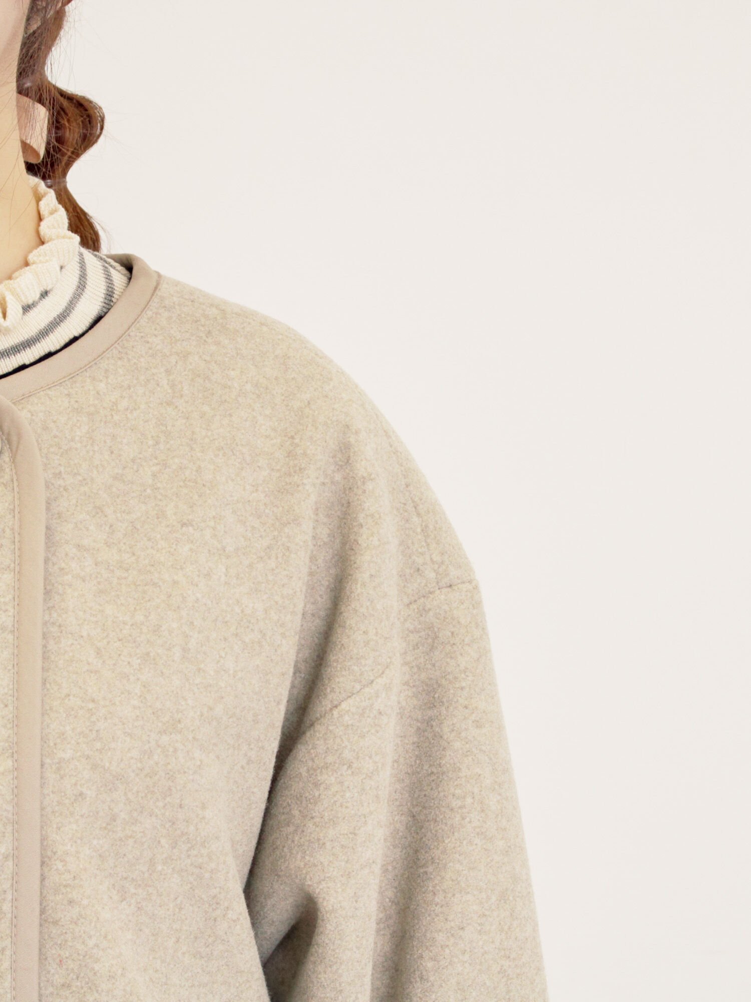 Samansa Mos2｜メルトン切替キルティングコート | Rakuten Fashion