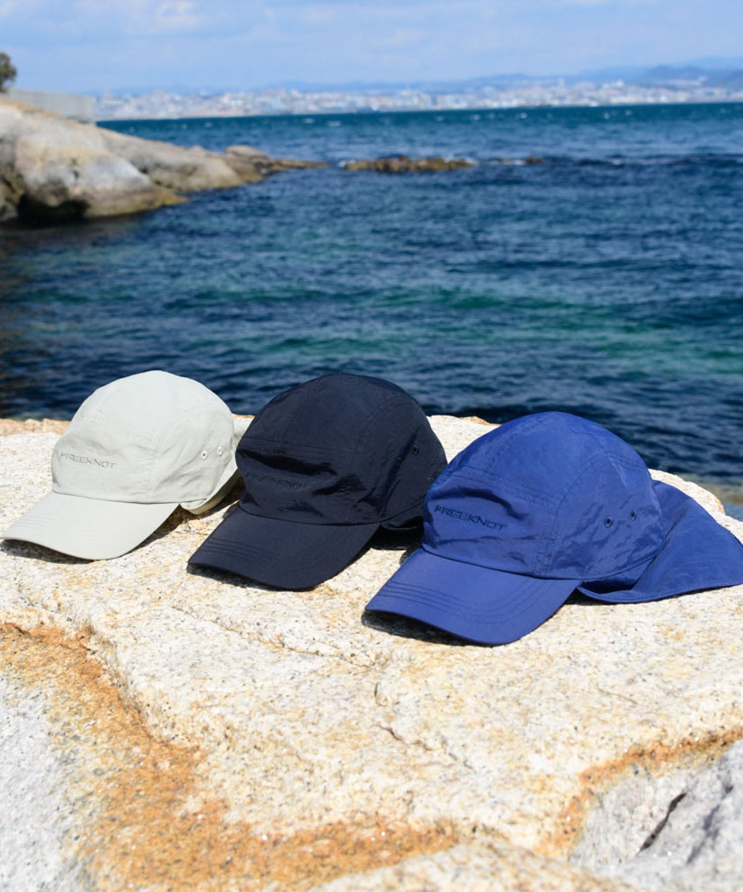 AIGLE｜UVカット 撥水 サンシールドサファリキャップ 2WAY ジェット