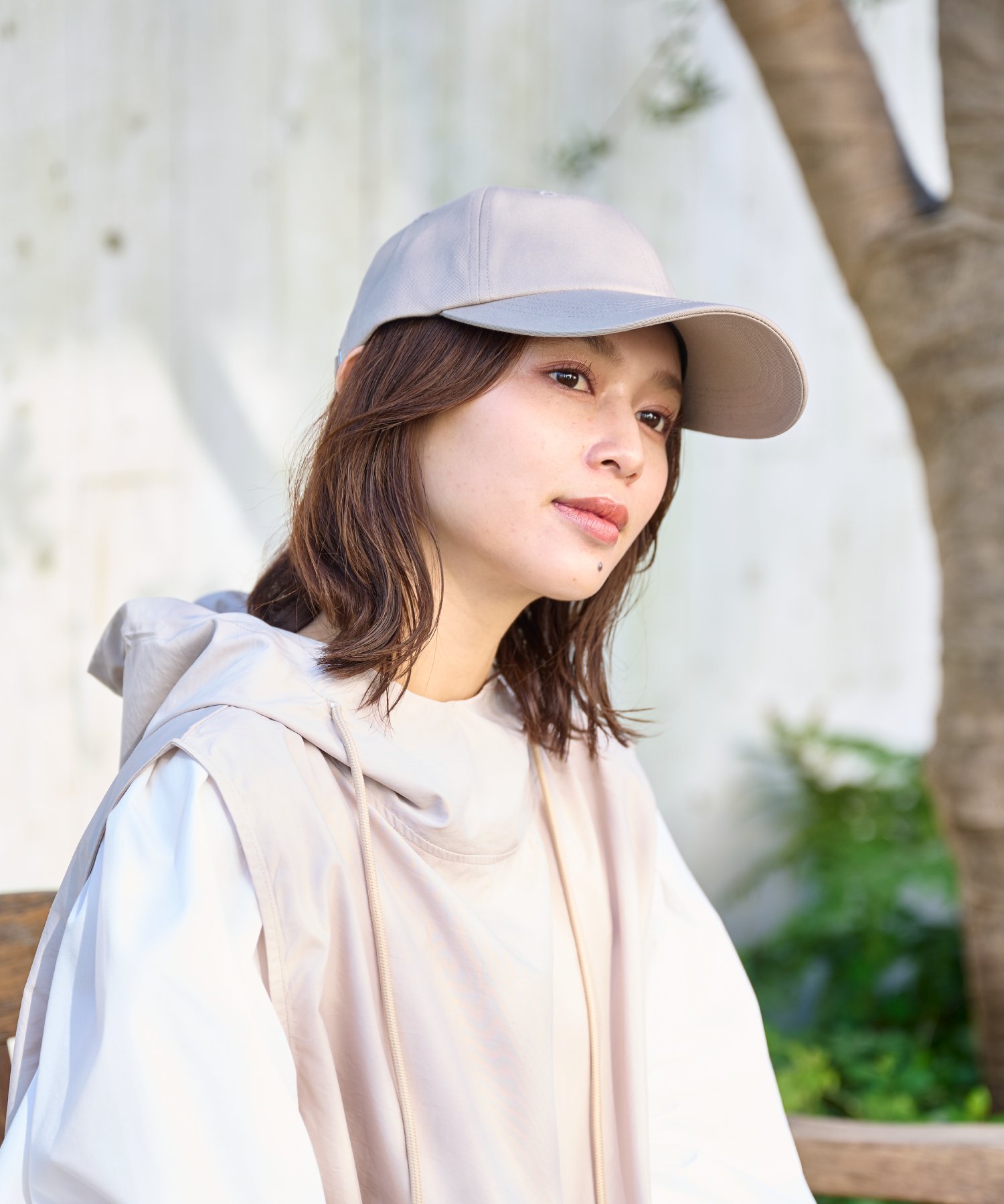 MOONBAT｜Marylia/(W)レディース キャップ 無地 UV 遮光 深め