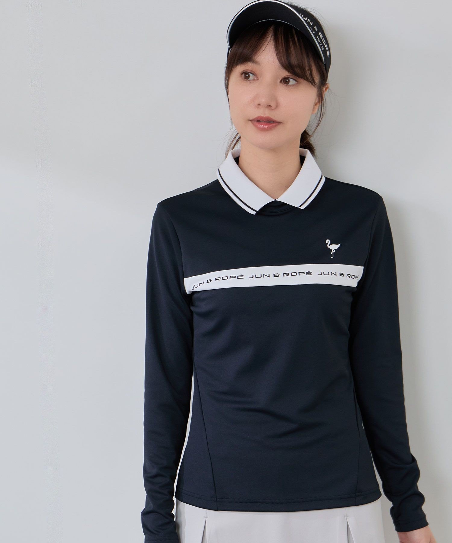 JUN&ROPE'｜ベアスムース 衿付きプルオーバー | Rakuten Fashion(楽天