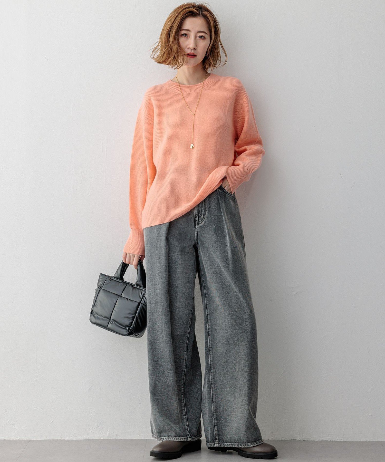 23区｜【洗える】ウールカシミヤ クルーネック ニット | Rakuten