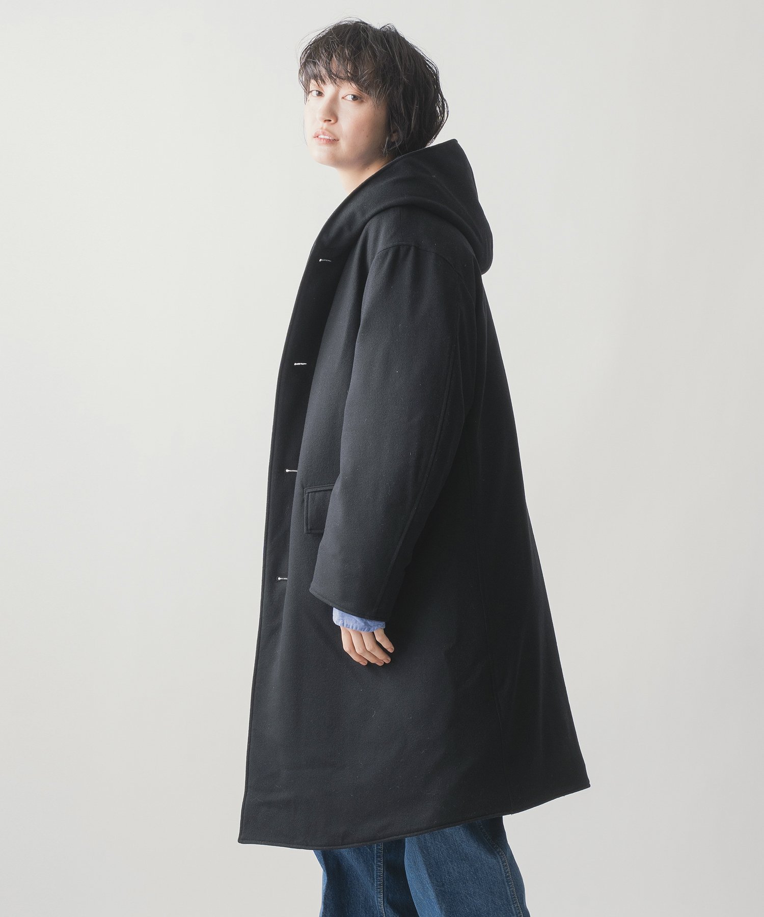 b apartment｜「miffew/ミフュー」WOOL HOODED DOWN COAT | Rakuten