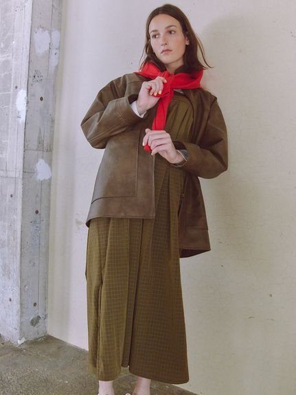 emmi｜フェイクレザーダブルジップブルゾン | Rakuten Fashion(楽天