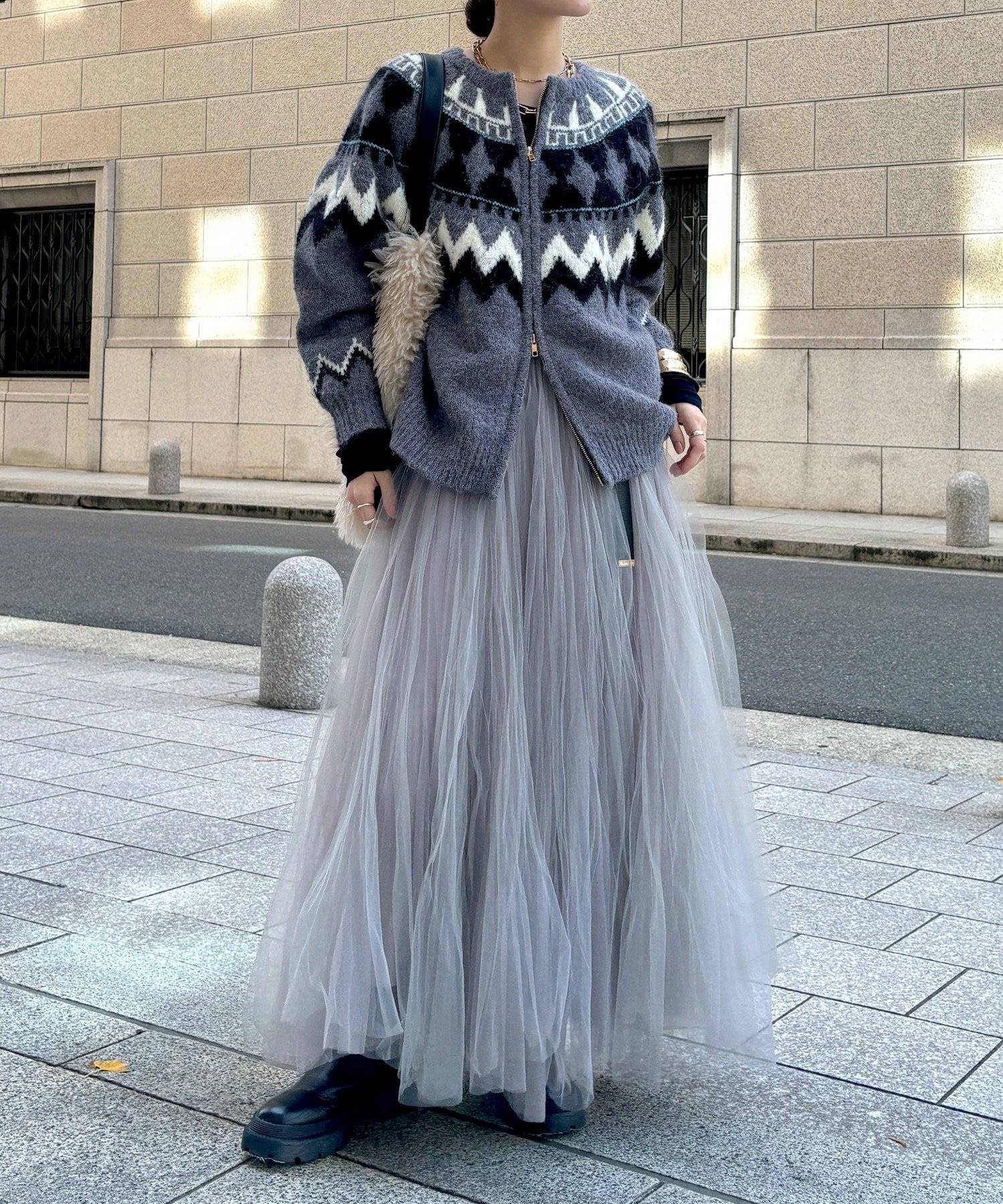 DOUDOU｜【11/20(木)12:00~ 完売カラー再販売開始】ノルディック柄