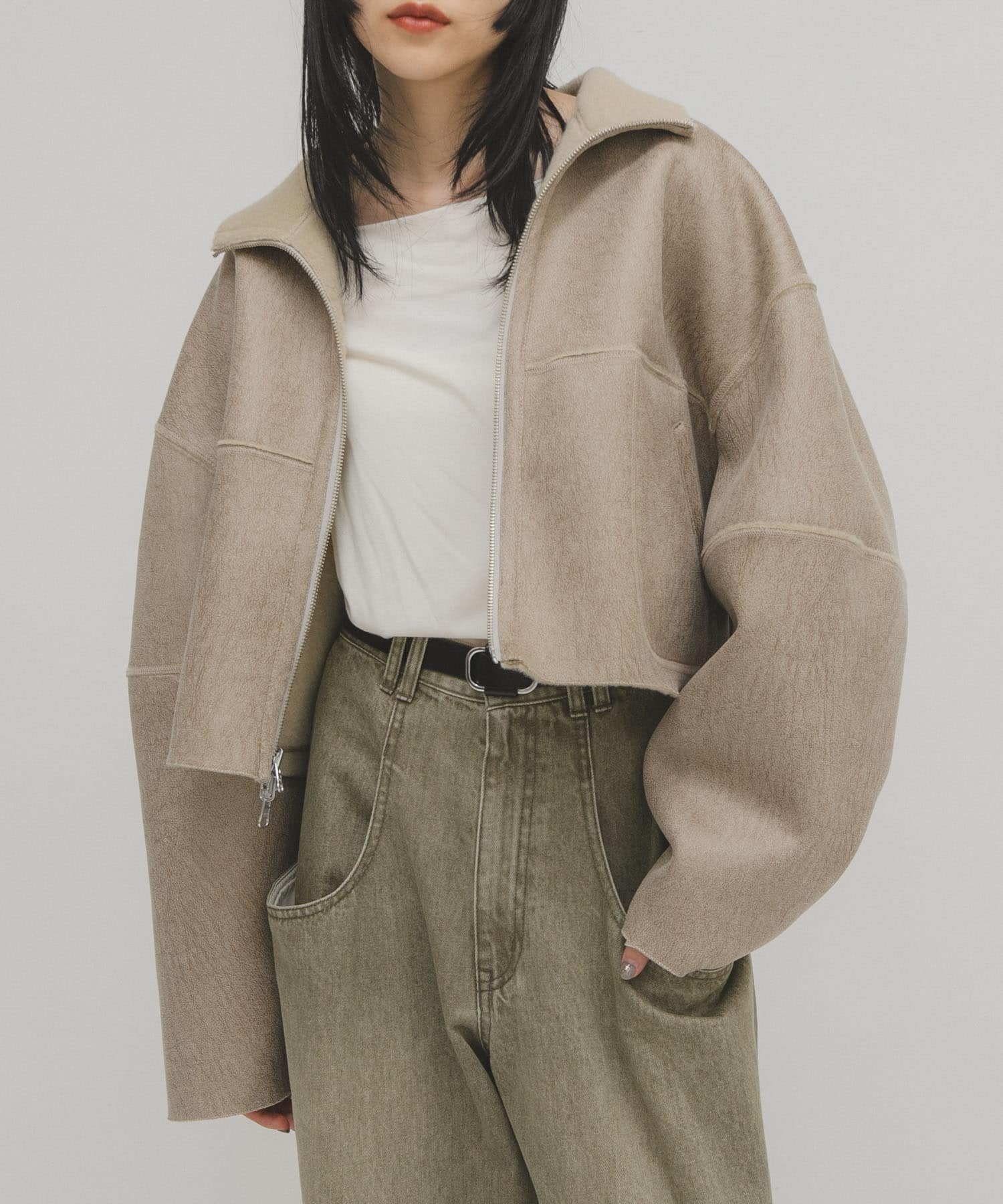 KBF｜リバーシブルボアジャケット | Rakuten Fashion(楽天ファッション