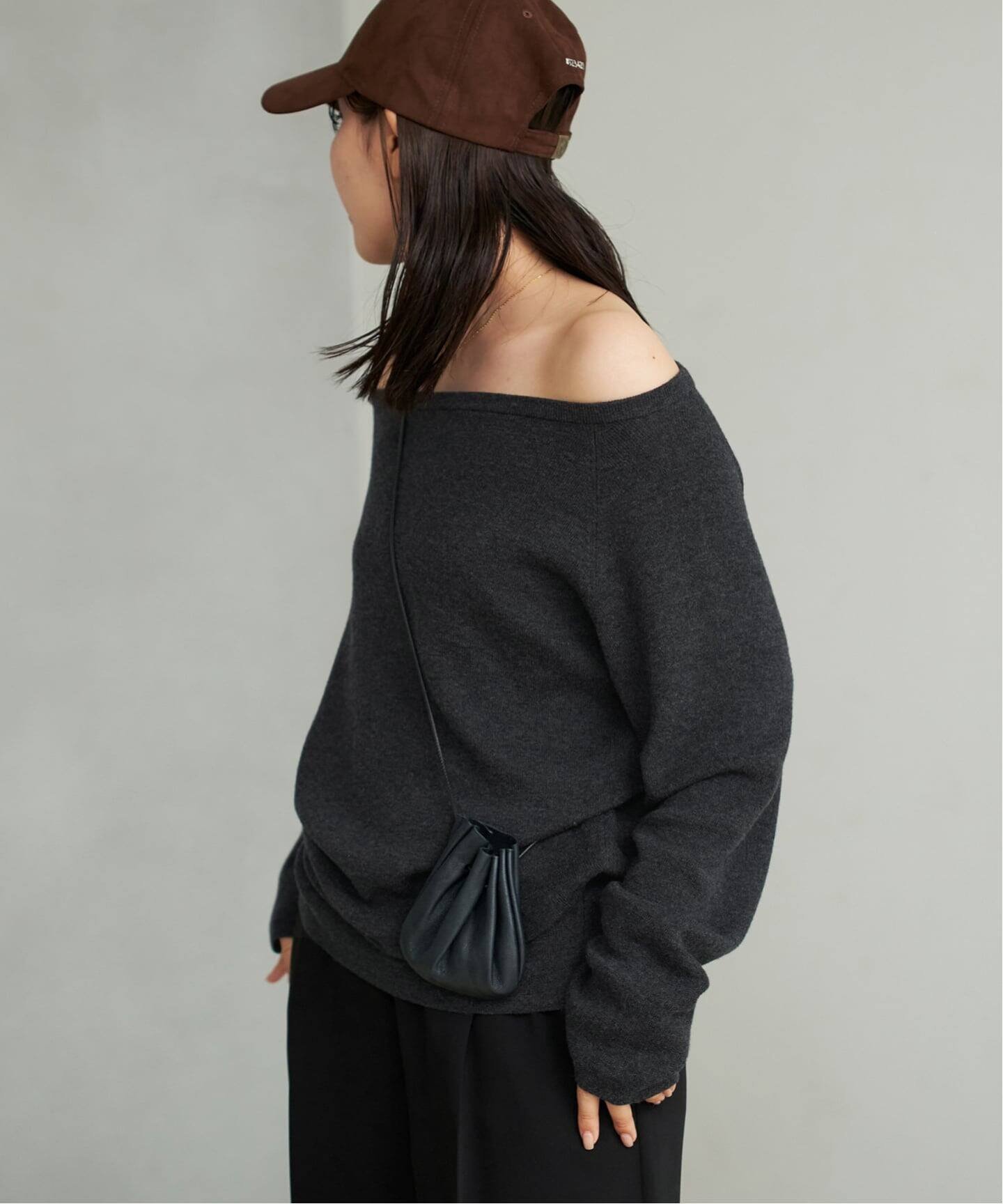 plage｜《追加》Off shoulder slit ニット 2 | Rakuten Fashion(楽天