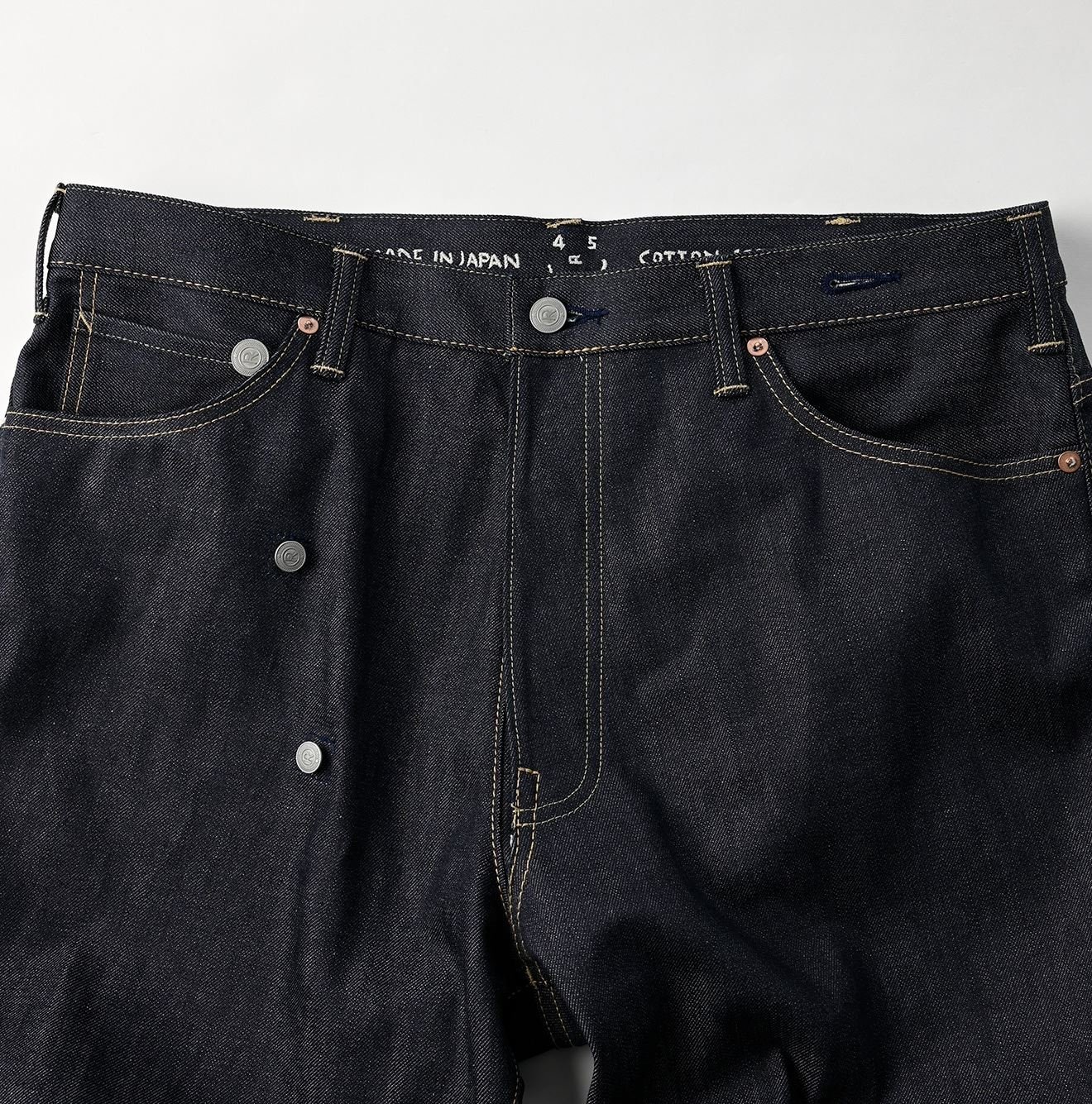 45R｜ライ麦デニムのクロスオーバーパンツ(一張羅) | Rakuten Fashion