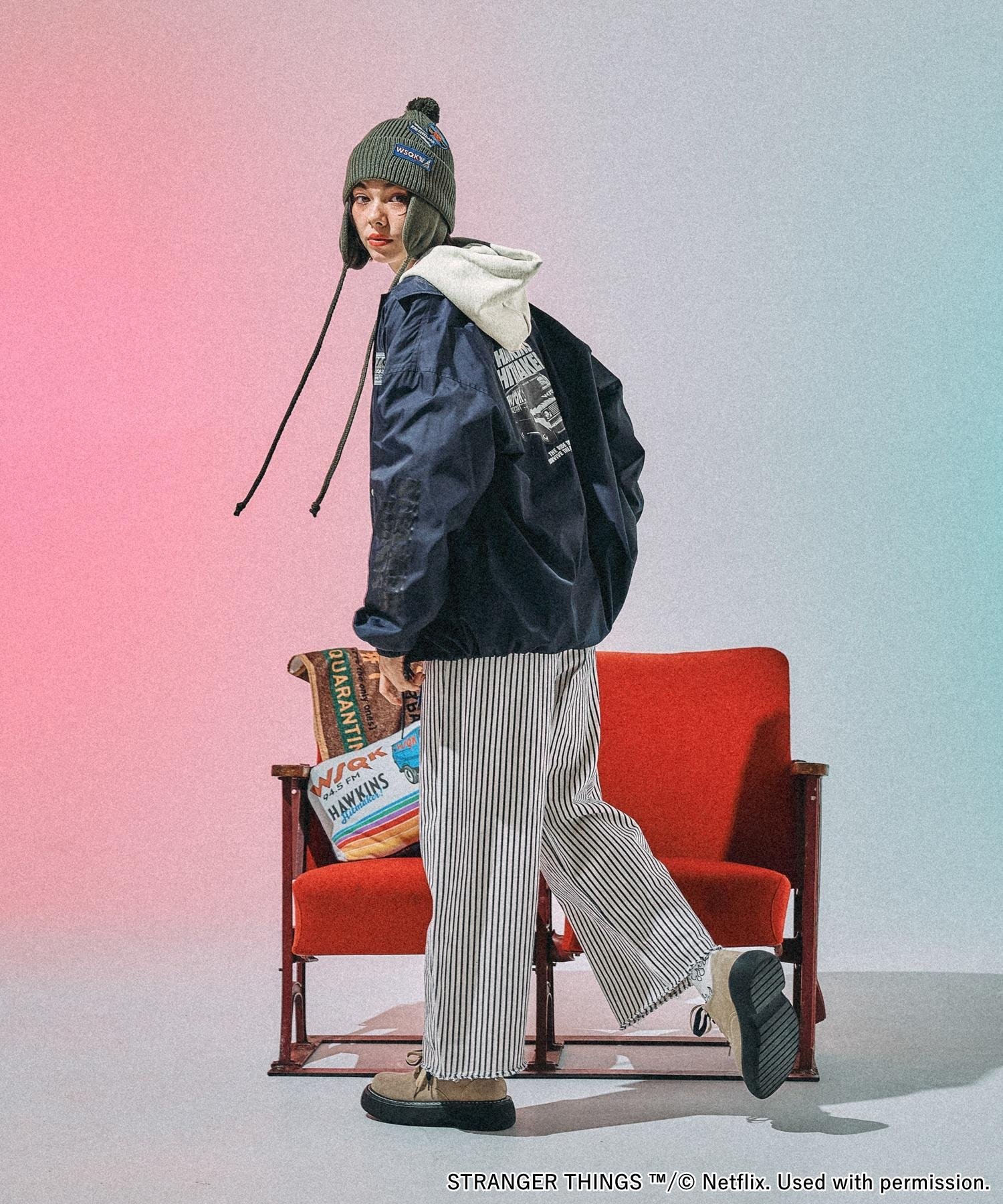 niko and ｜【STRANGER THINGS】コラボ アソートコーチジャケット