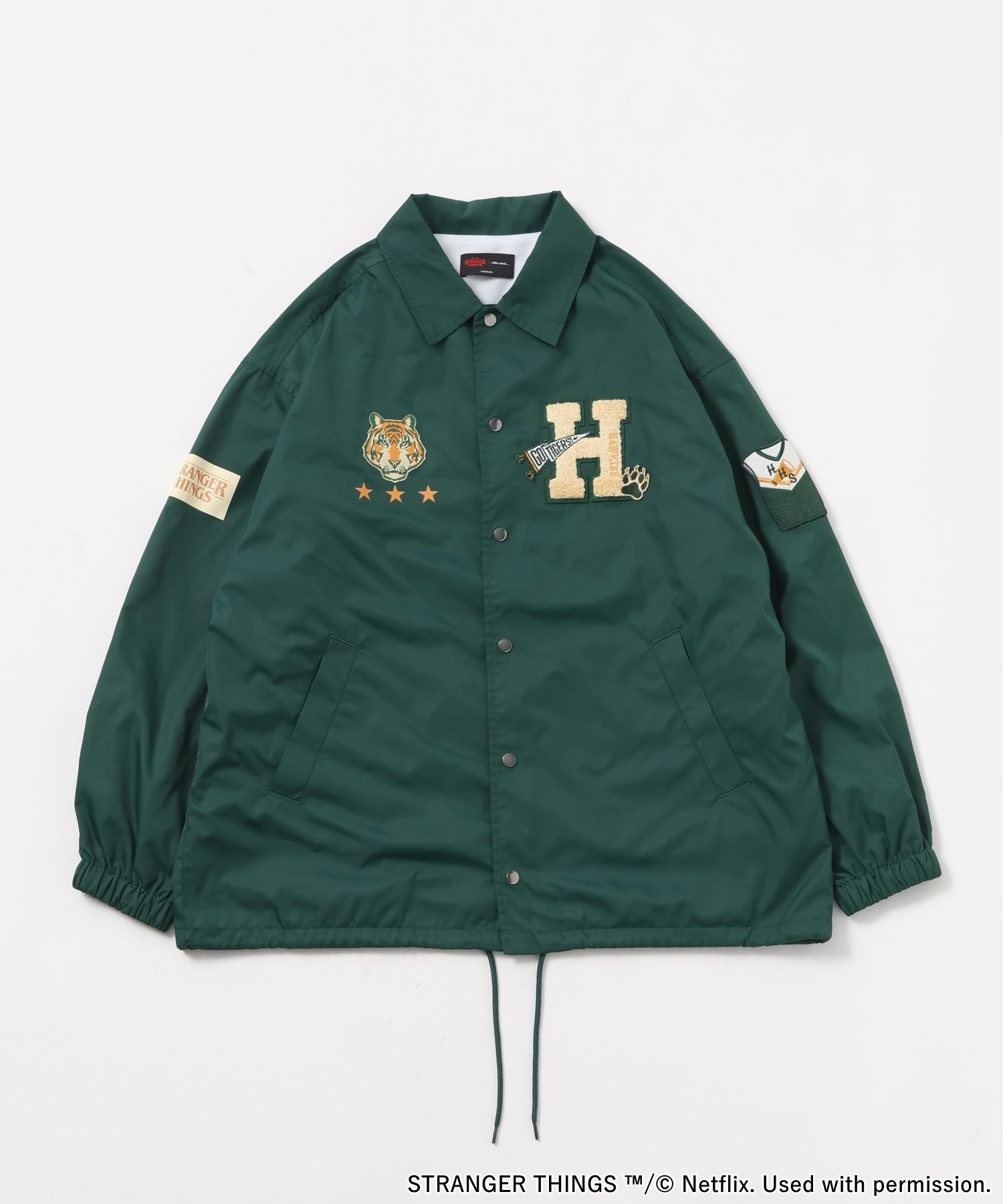 niko and ｜【STRANGER THINGS】コラボ アソートコーチジャケット