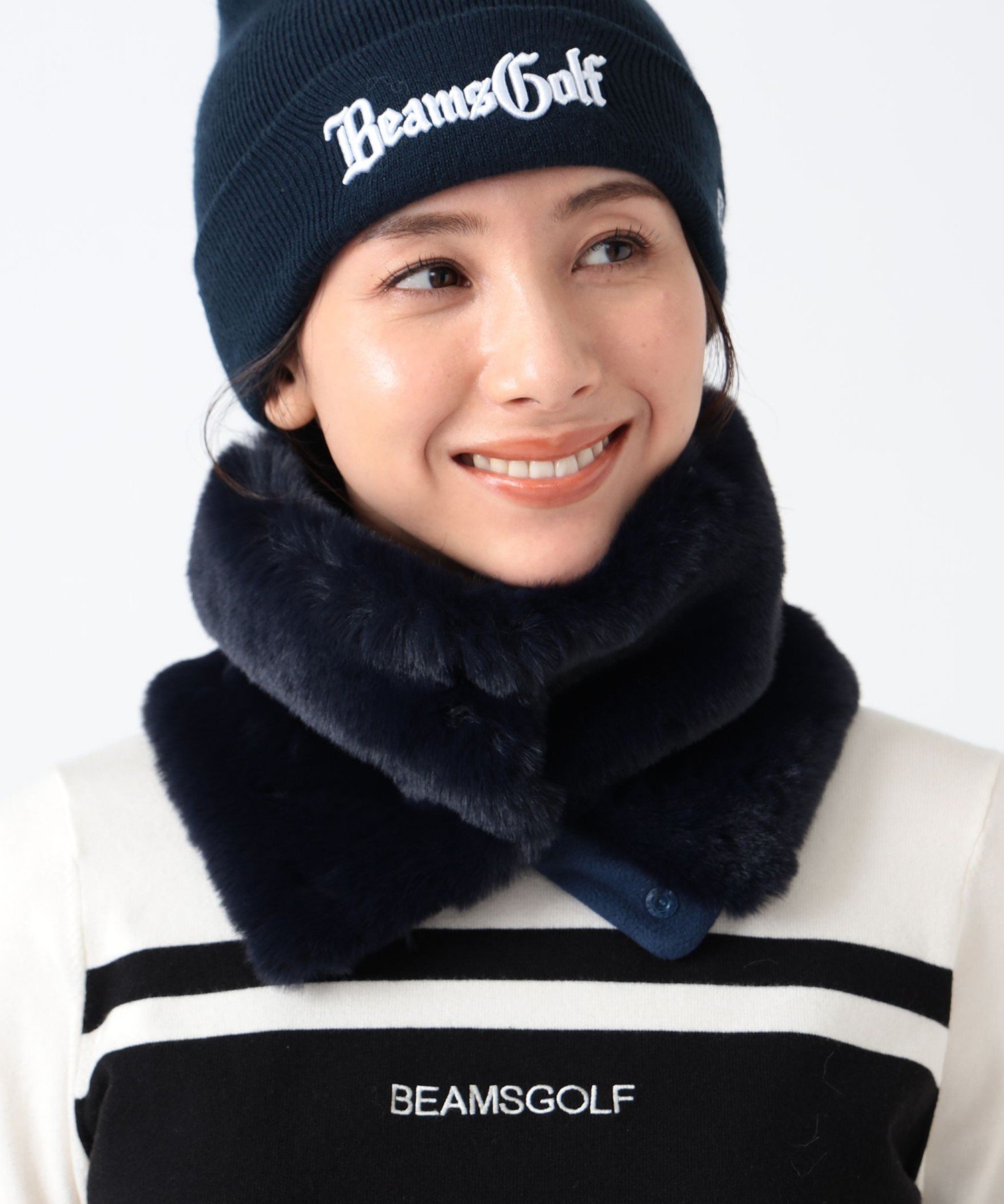 【未使用】BEAMS GOLF NEW ERA ネックウォーマー　フリース BEAMS GOLF（ビームス ゴルフ） ネックウォーマー スヌード 「WOMEN