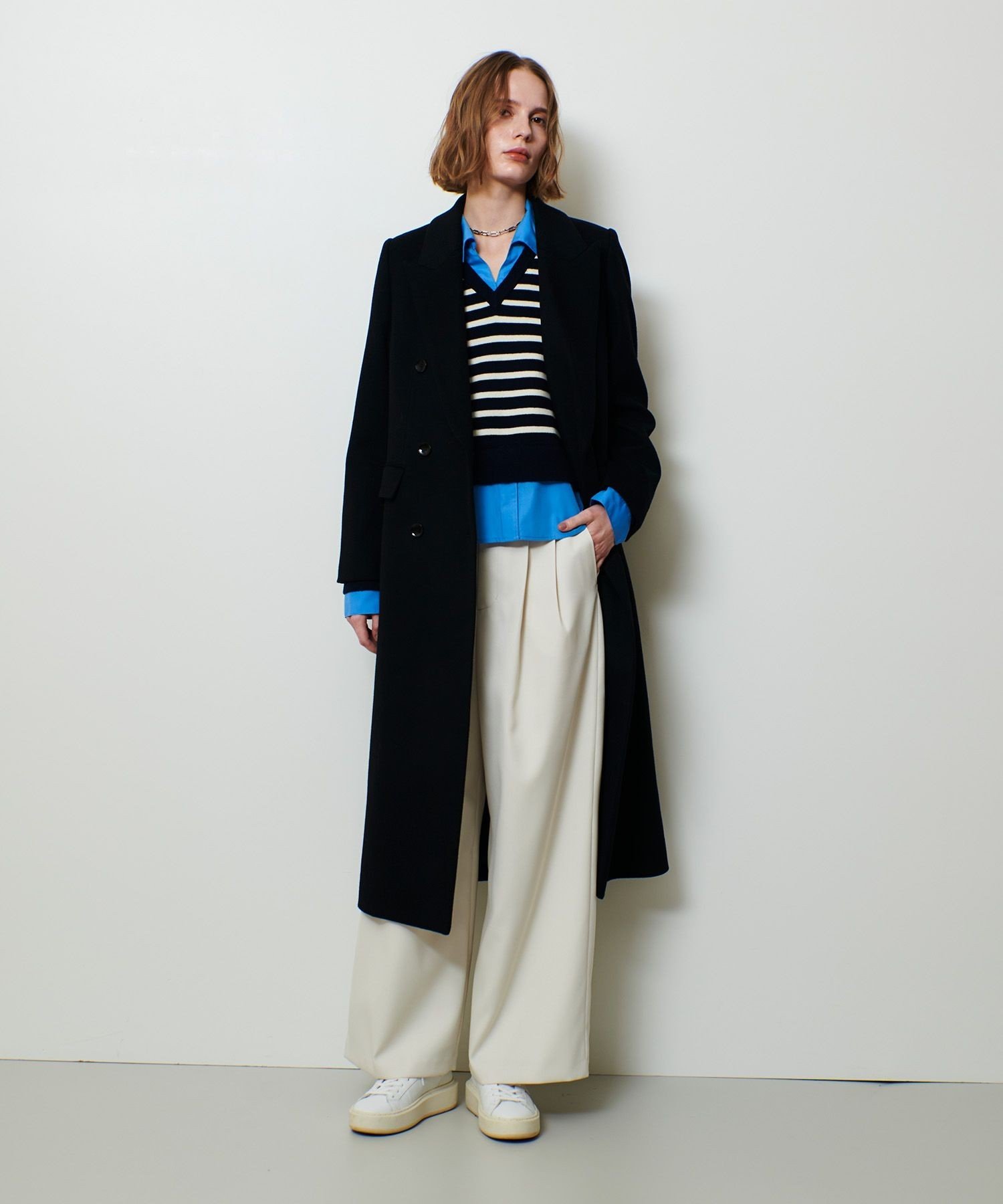 allureville｜カシミヤ混ロングチェスターコート | Rakuten Fashion