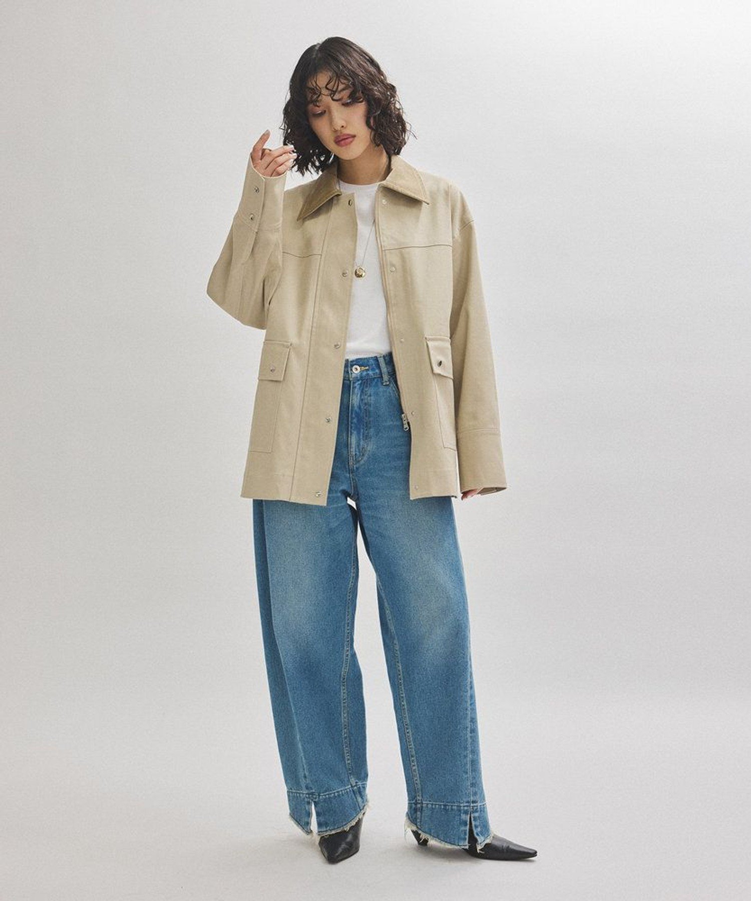 ADAM ET ROPE'｜【サステナブル】・【新色追加】ルーズフィット