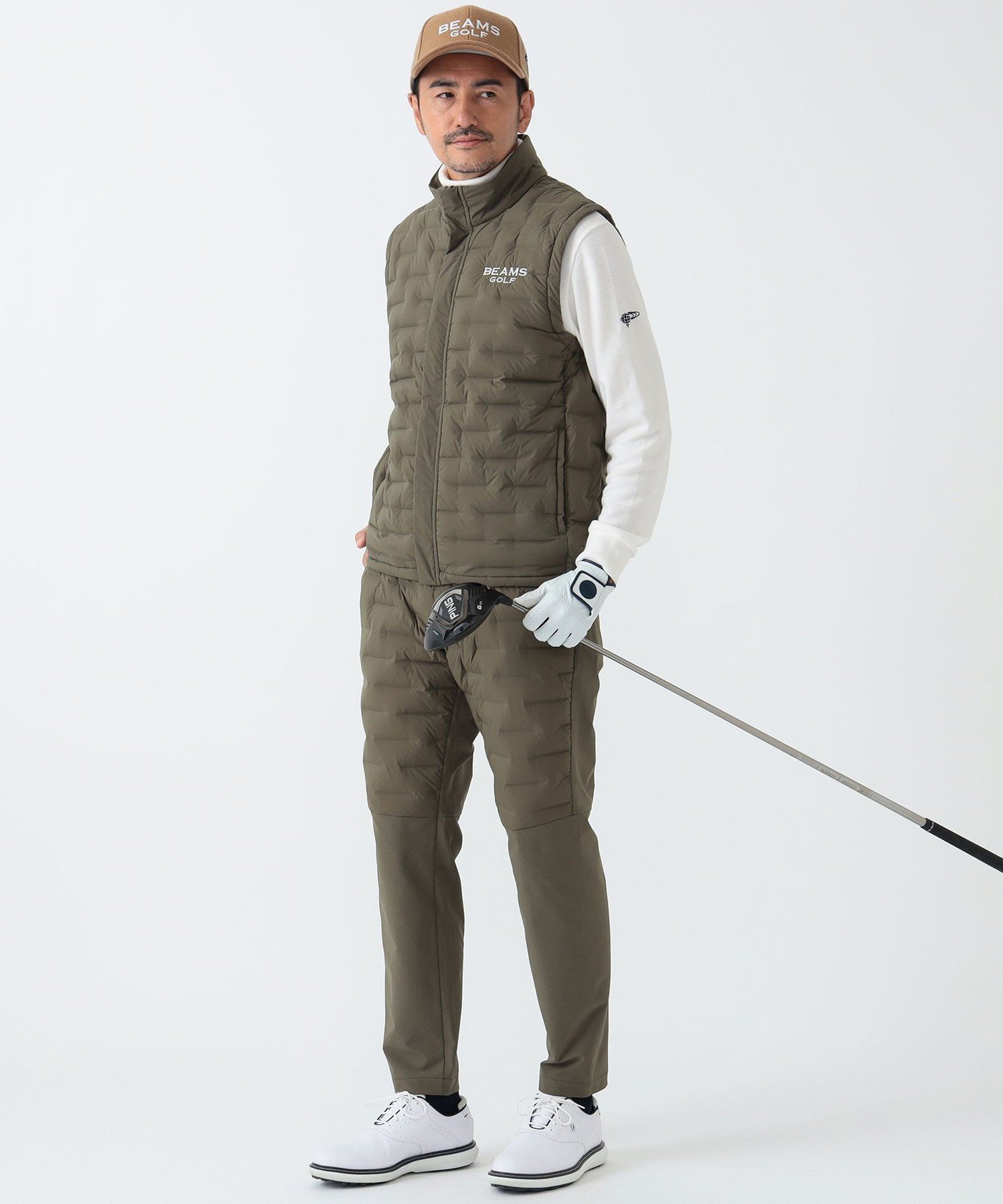 BEAMS GOLF｜PURPLE LABEL / 接結ダウンベスト | Rakuten Fashion(楽天