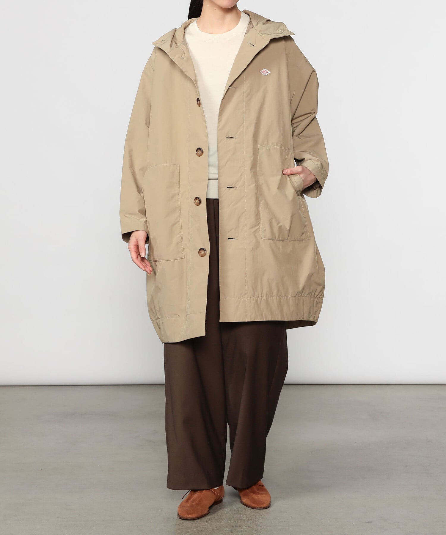 Bshop｜DANTON | ナイロンタフタ 中綿フードコート WOMEN | Rakuten