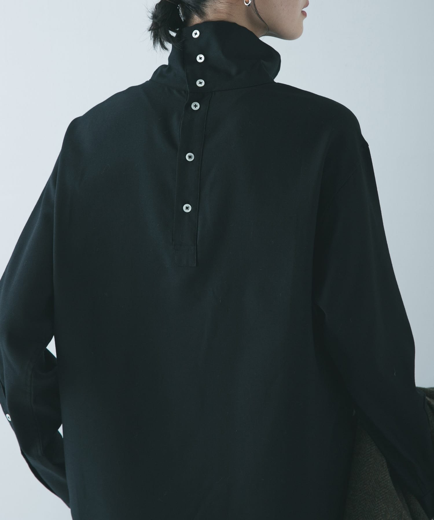 URBAN RESEARCH｜TRソフトツイルハイネックシャツ | Rakuten Fashion