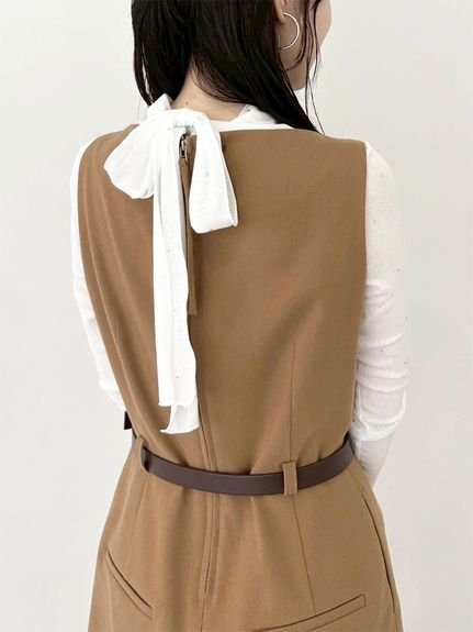 LILY BROWN｜ベルト付きミニロンパース | Rakuten Fashion(楽天