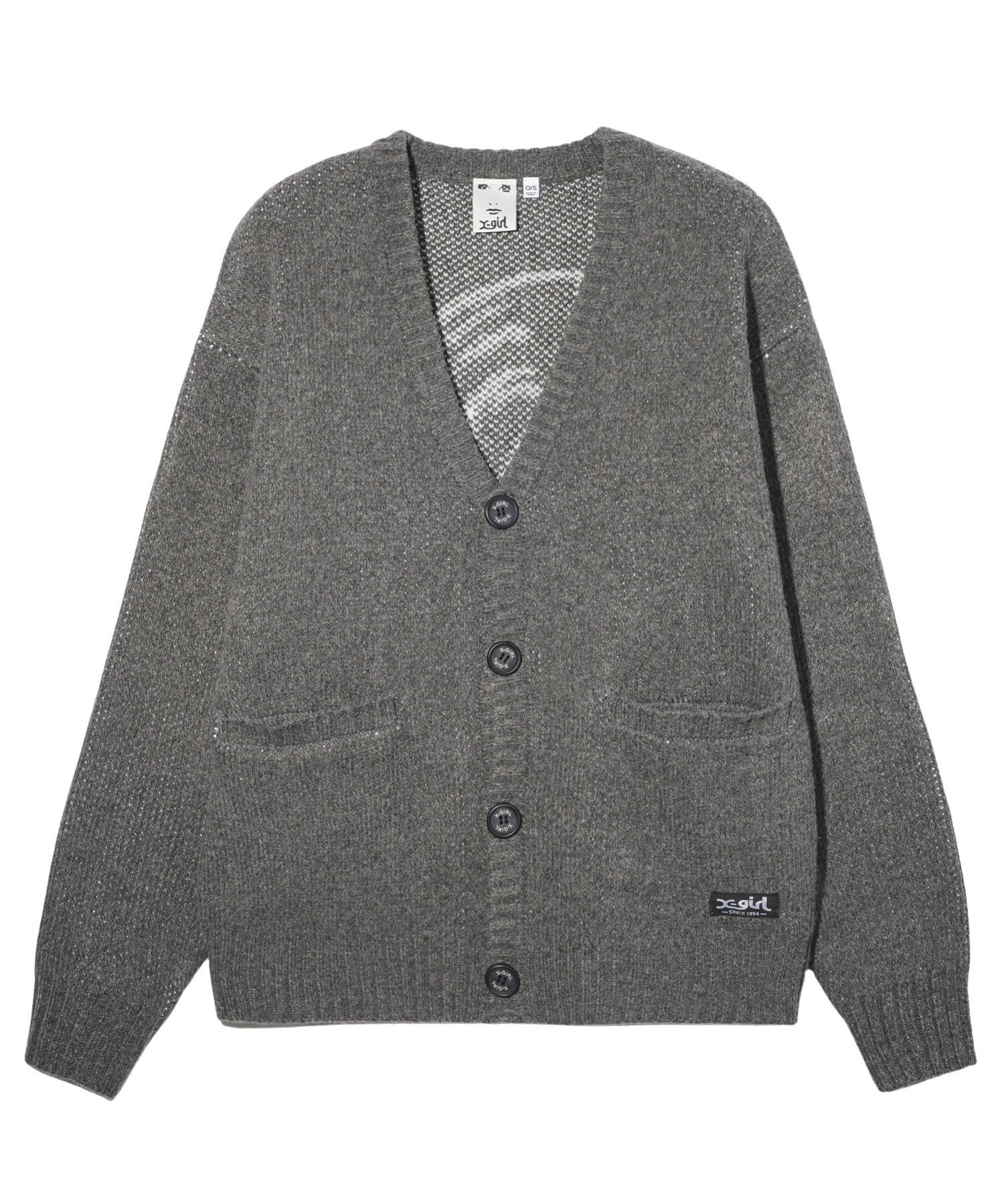 X-girl｜FACE KNIT CARDIGAN | Rakuten Fashion(楽天ファッション／旧