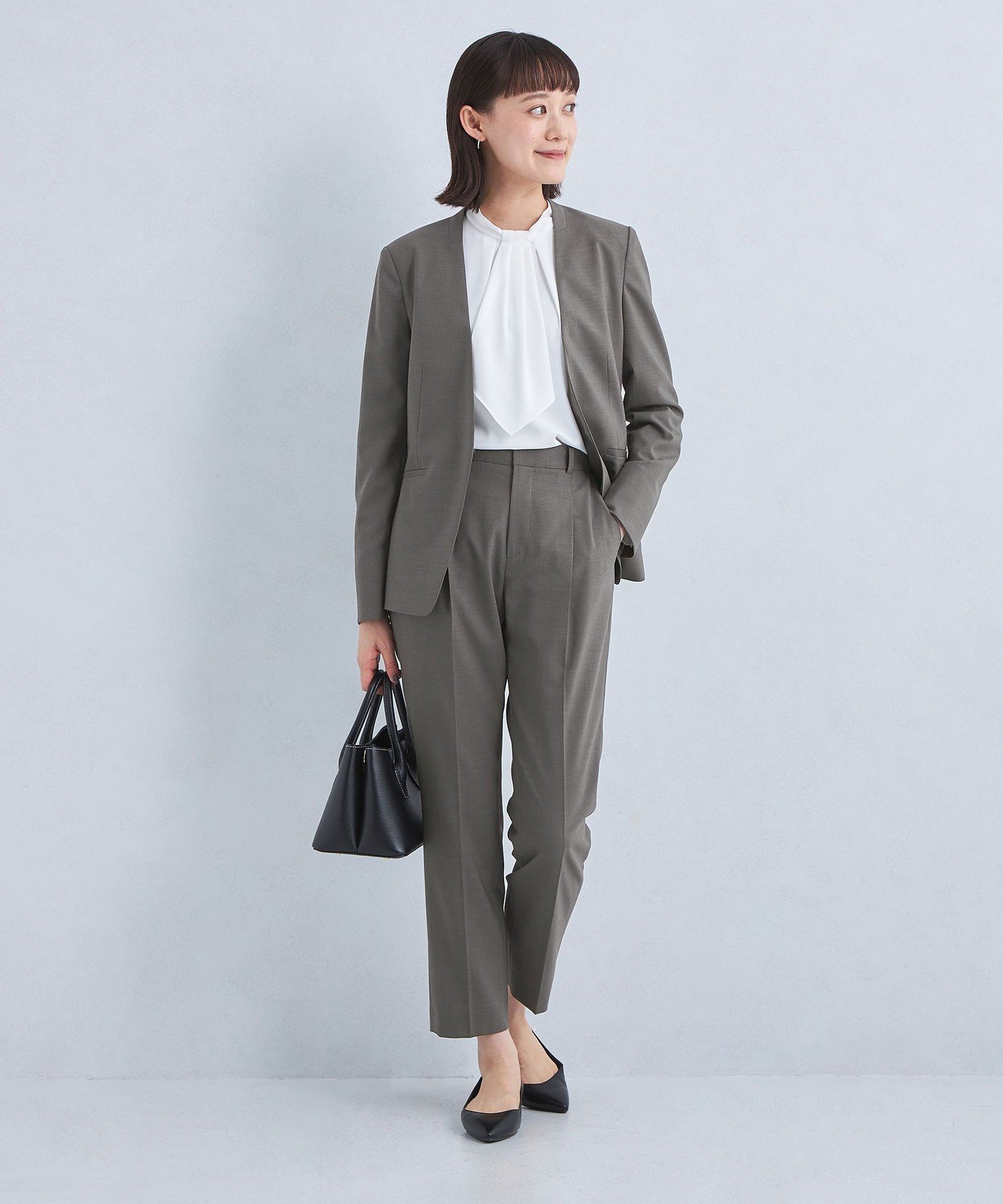 ユナイテッドアローズカチリラパンツスーツセットアップ36