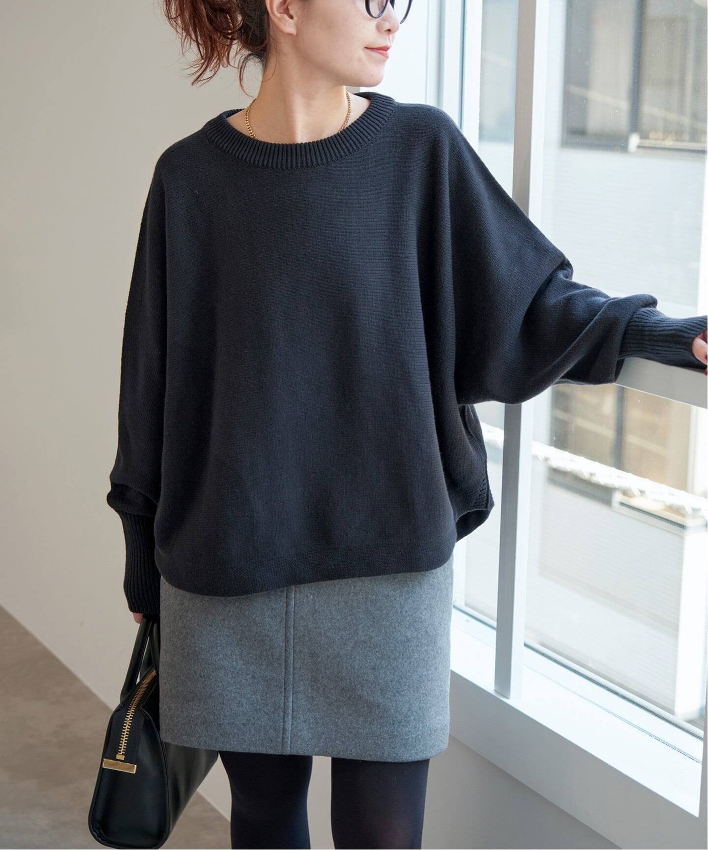 Spick & Span｜《WEB限定 / 追加》バルキーヤーンドルマンロング