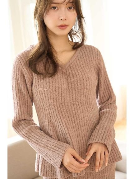 SNIDEL HOME｜ペプラムニットセットアップ | Rakuten Fashion(楽天