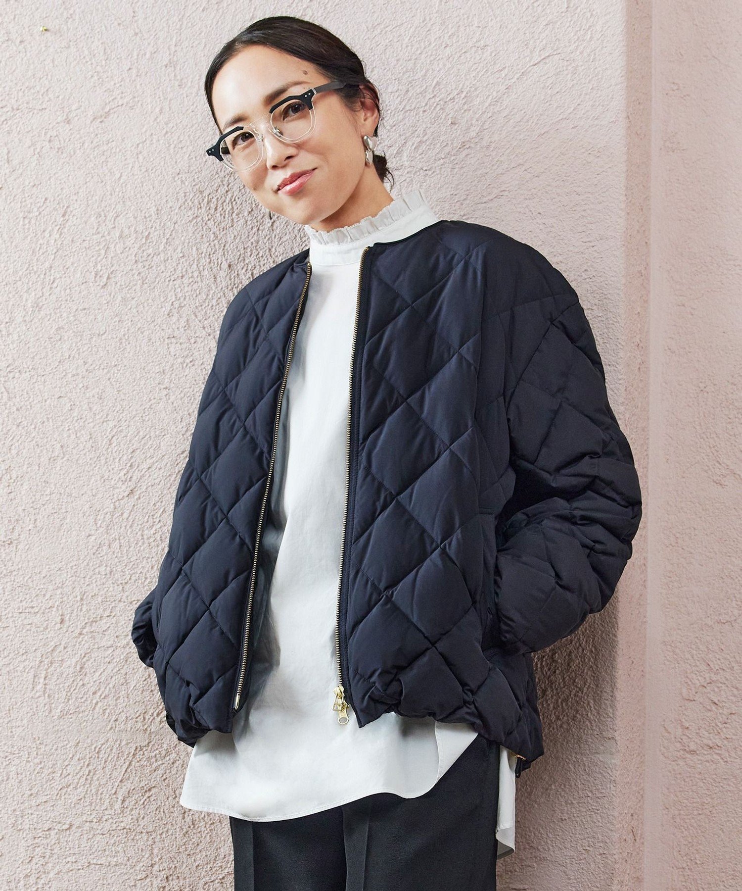 UNFILO｜【TAION×UNFILO】キルティングダウン ショート丈ブルゾン