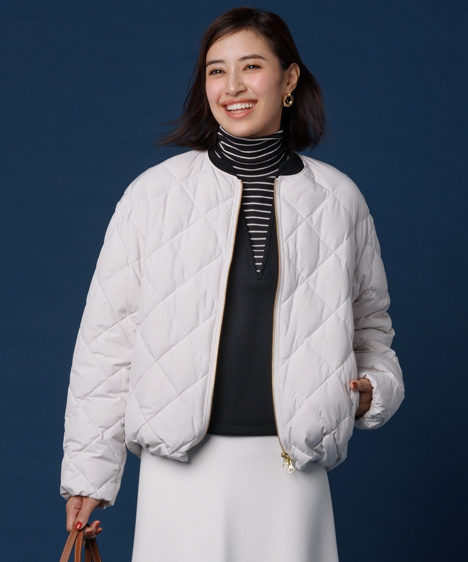 UNFILO｜【TAION×UNFILO】キルティングダウン ショート丈ブルゾン