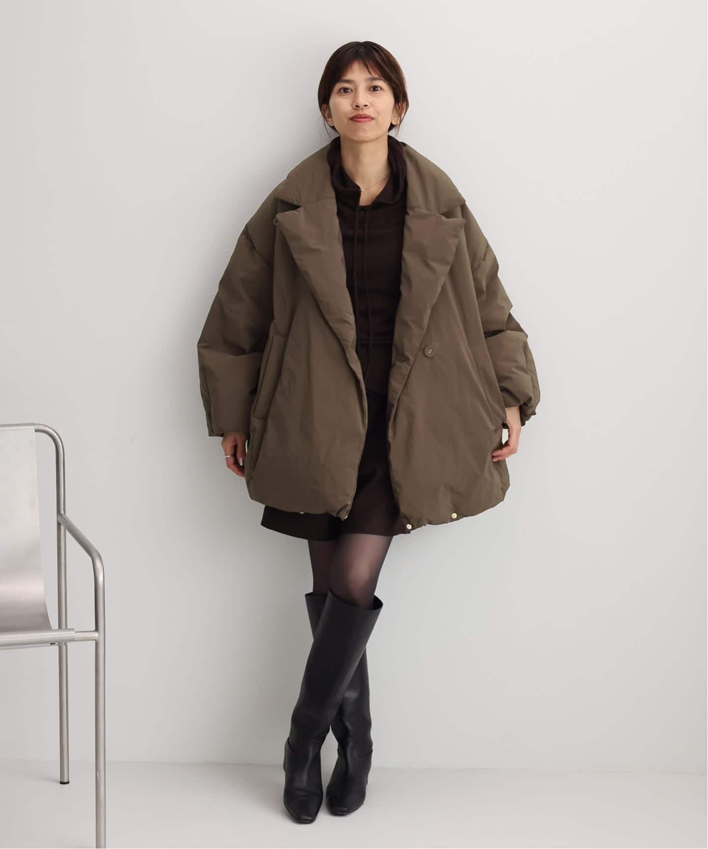 IENA｜《追加2》ARTIROSA撥水テイラーコクーンダウン | Rakuten