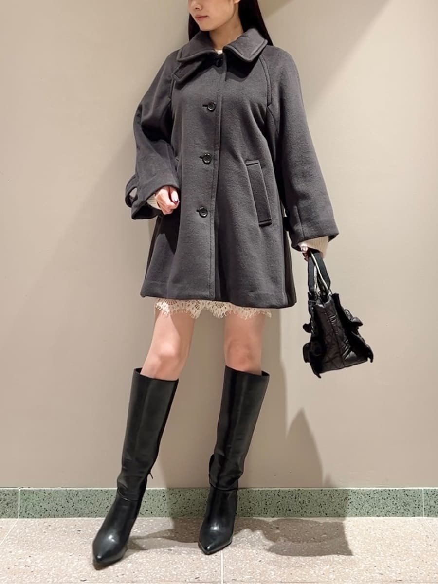 SNIDEL｜ステンカラーミドルコート | Rakuten Fashion(楽天