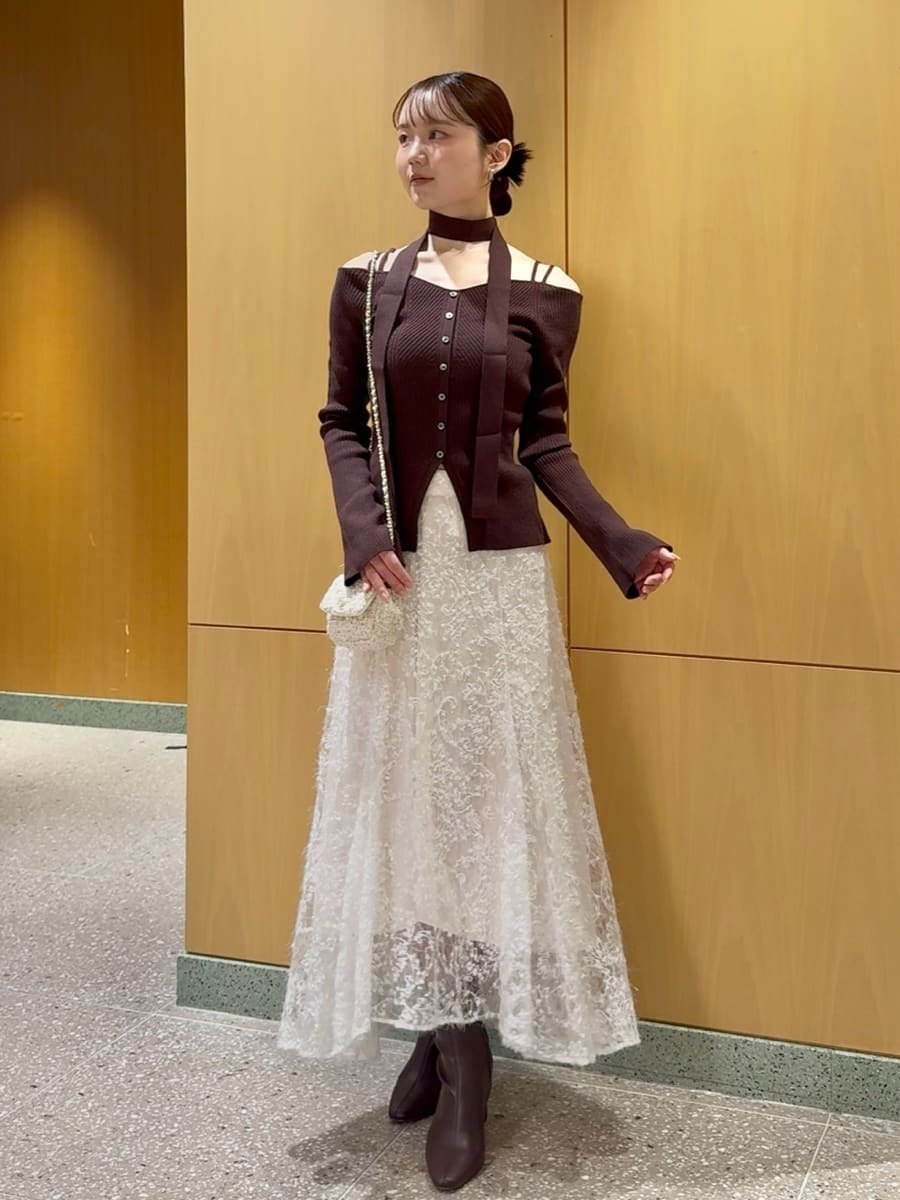 SNIDEL｜タイ付きニットプルオーバー | Rakuten Fashion(楽天