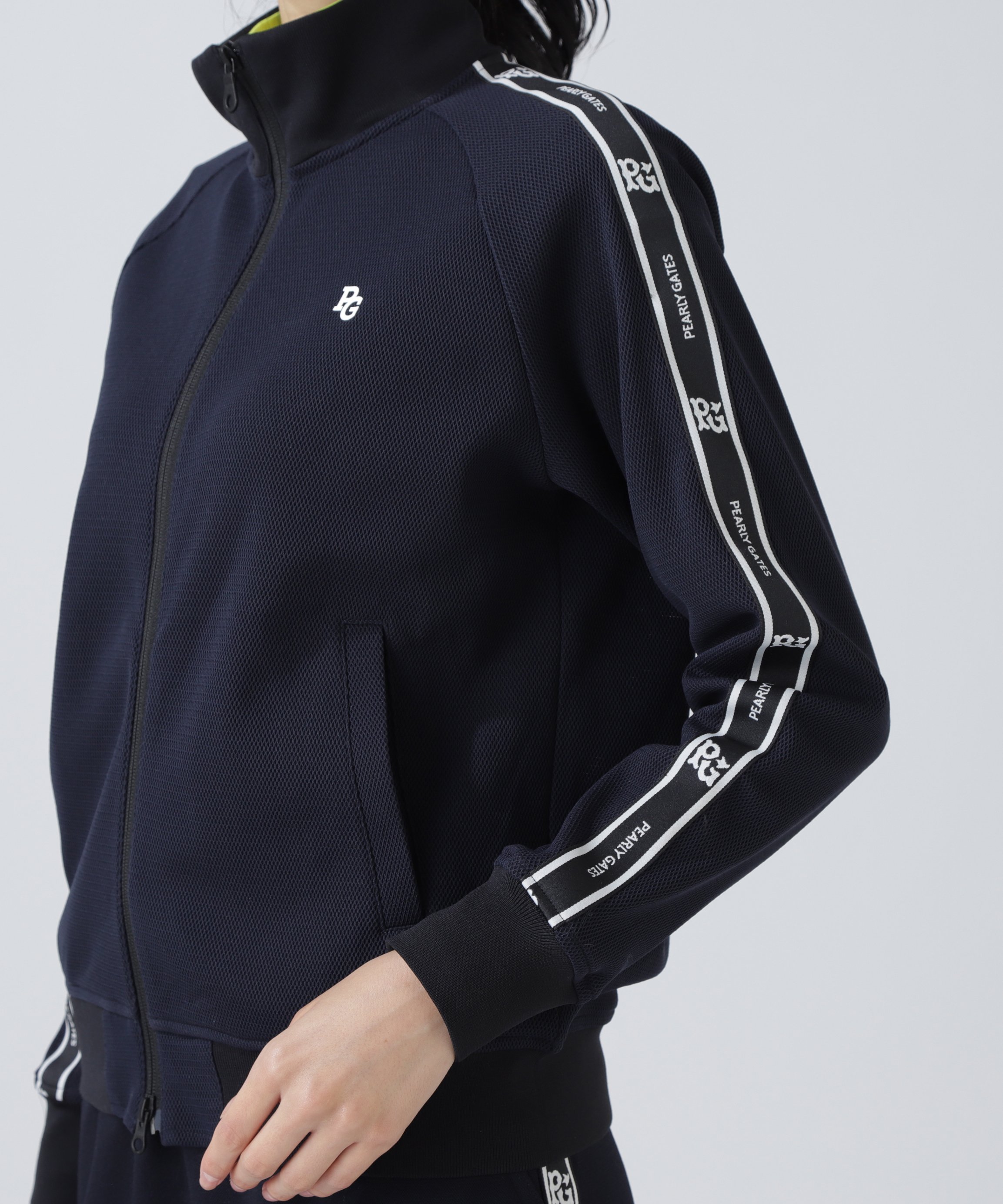 PEARLY GATES｜Peストレッチメッシュ トラックジャケット | Rakuten