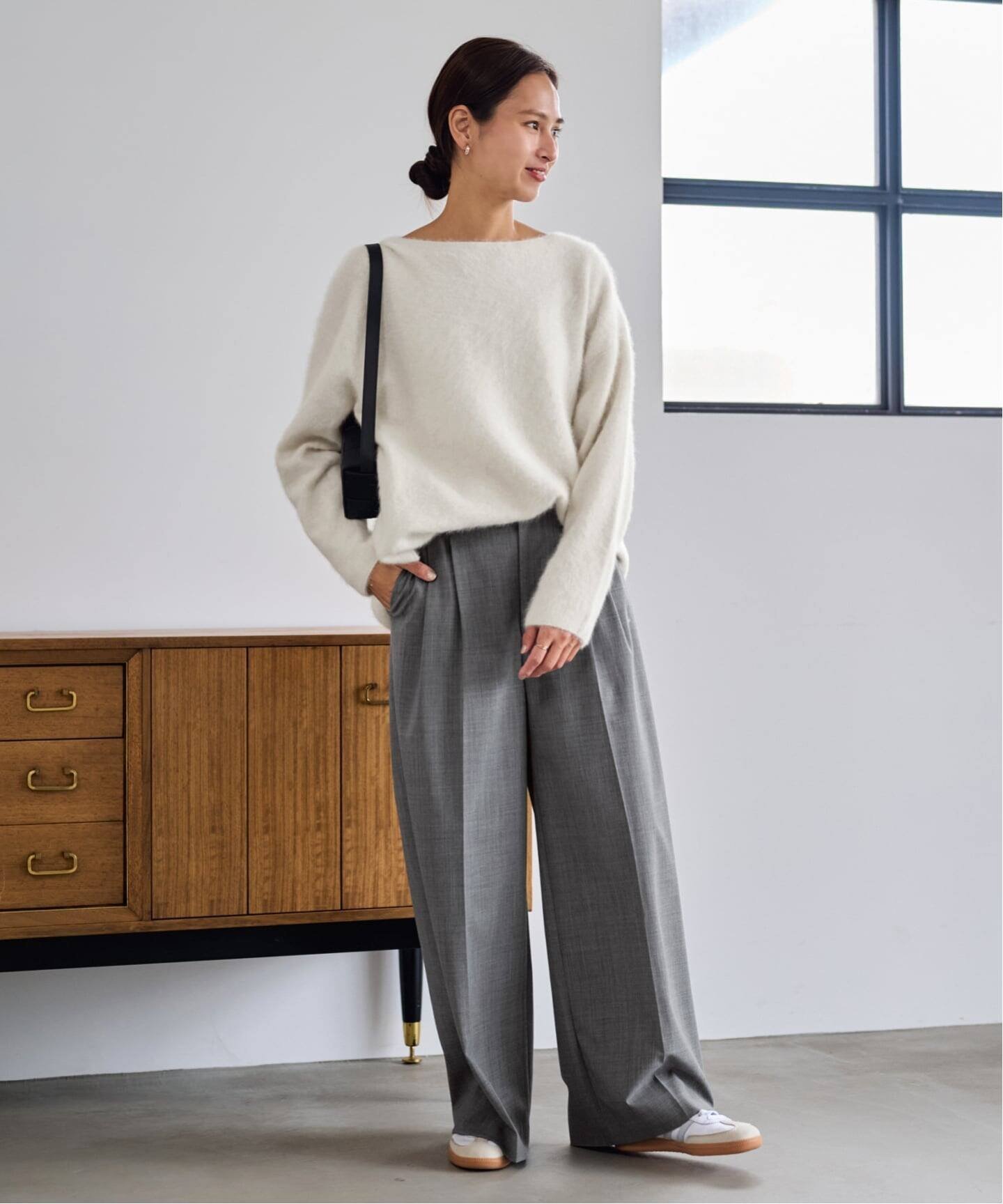 FRAMeWORK｜≪追加≫FOX/CASHMERE ボートネック プルオーバー3