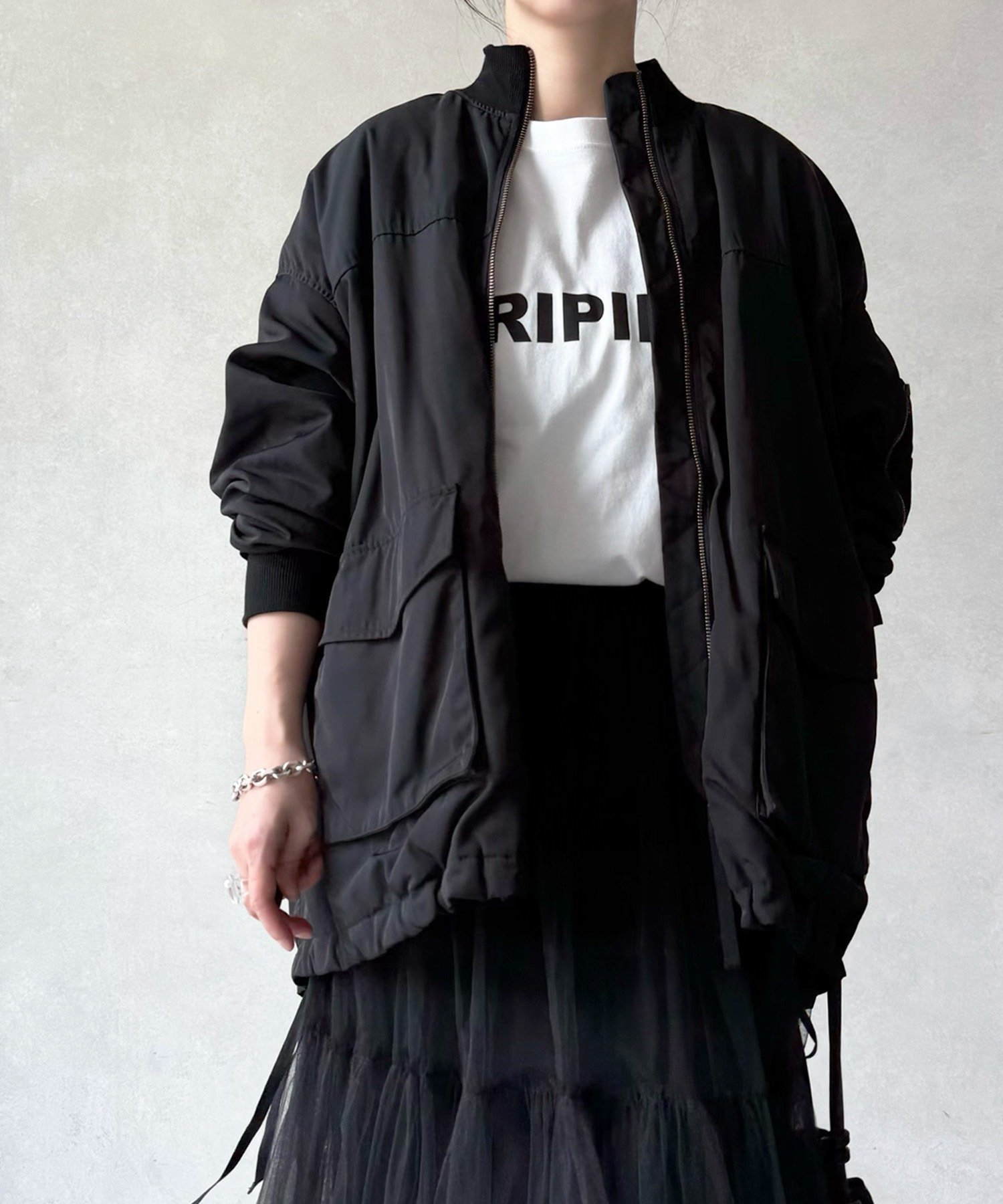 BEARDSLEY｜フレアMA-1ブルゾン | Rakuten Fashion(楽天ファッション