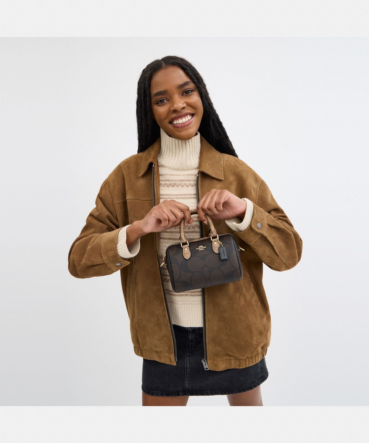 COACH OUTLET｜【公式】ミニ ローアン クロスボディ バッグ・ブロック