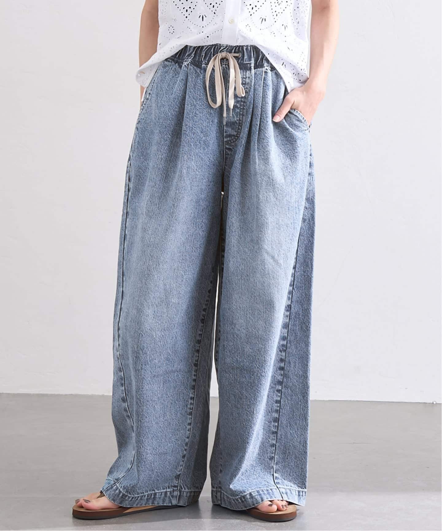 楽天市場】ワイドパンツ デニム（ブランドジャーナルスタンダード