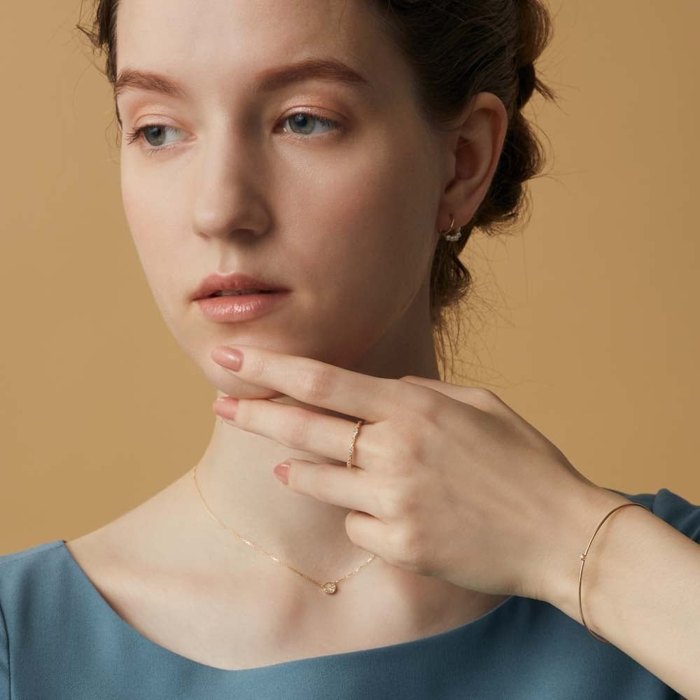 agete｜K10ダイヤモンドブレスレットバングル | Rakuten Fashion(楽天