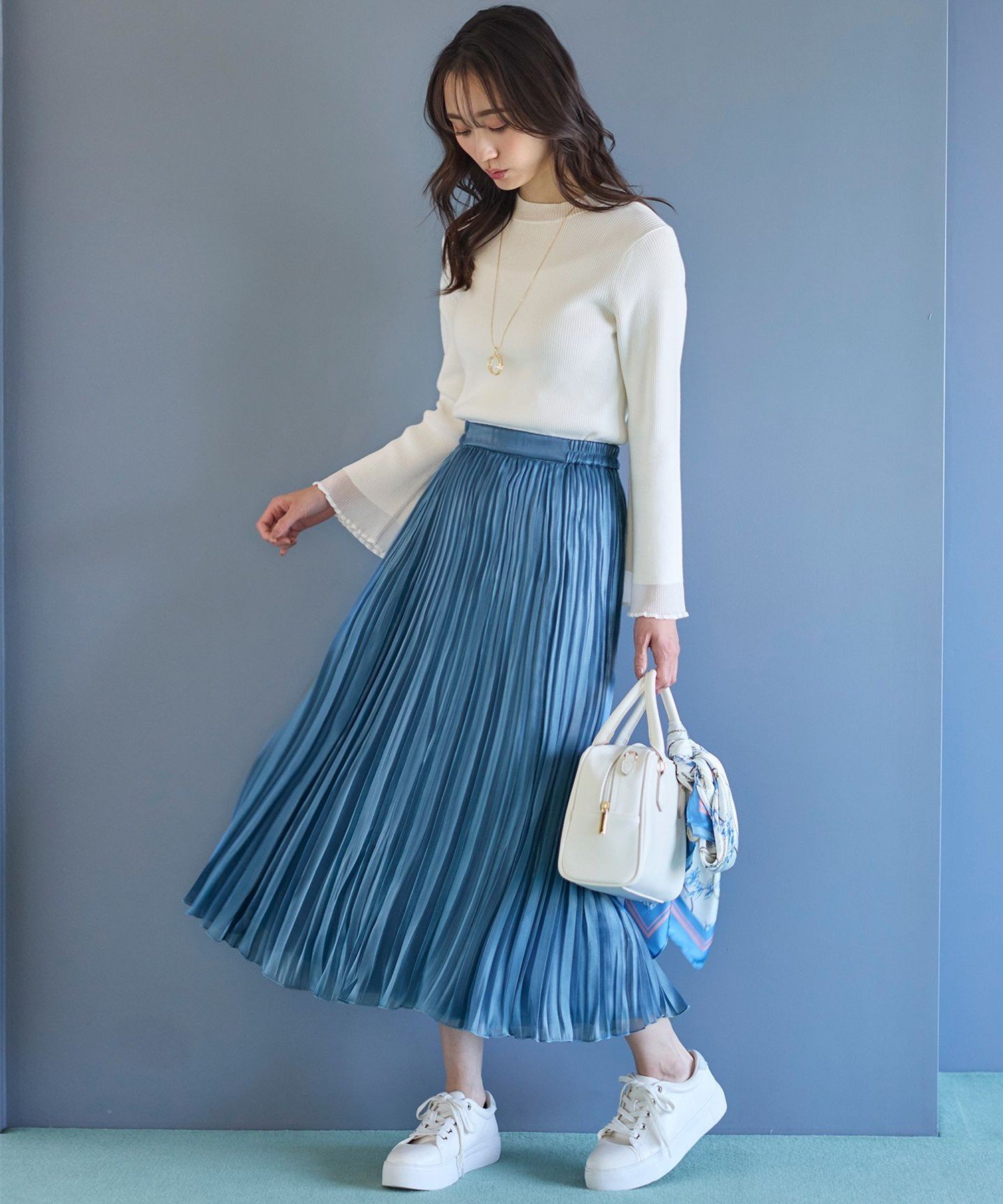 ANY SIS｜【洗える】オーロラプリーツ スカート | Rakuten Fashion