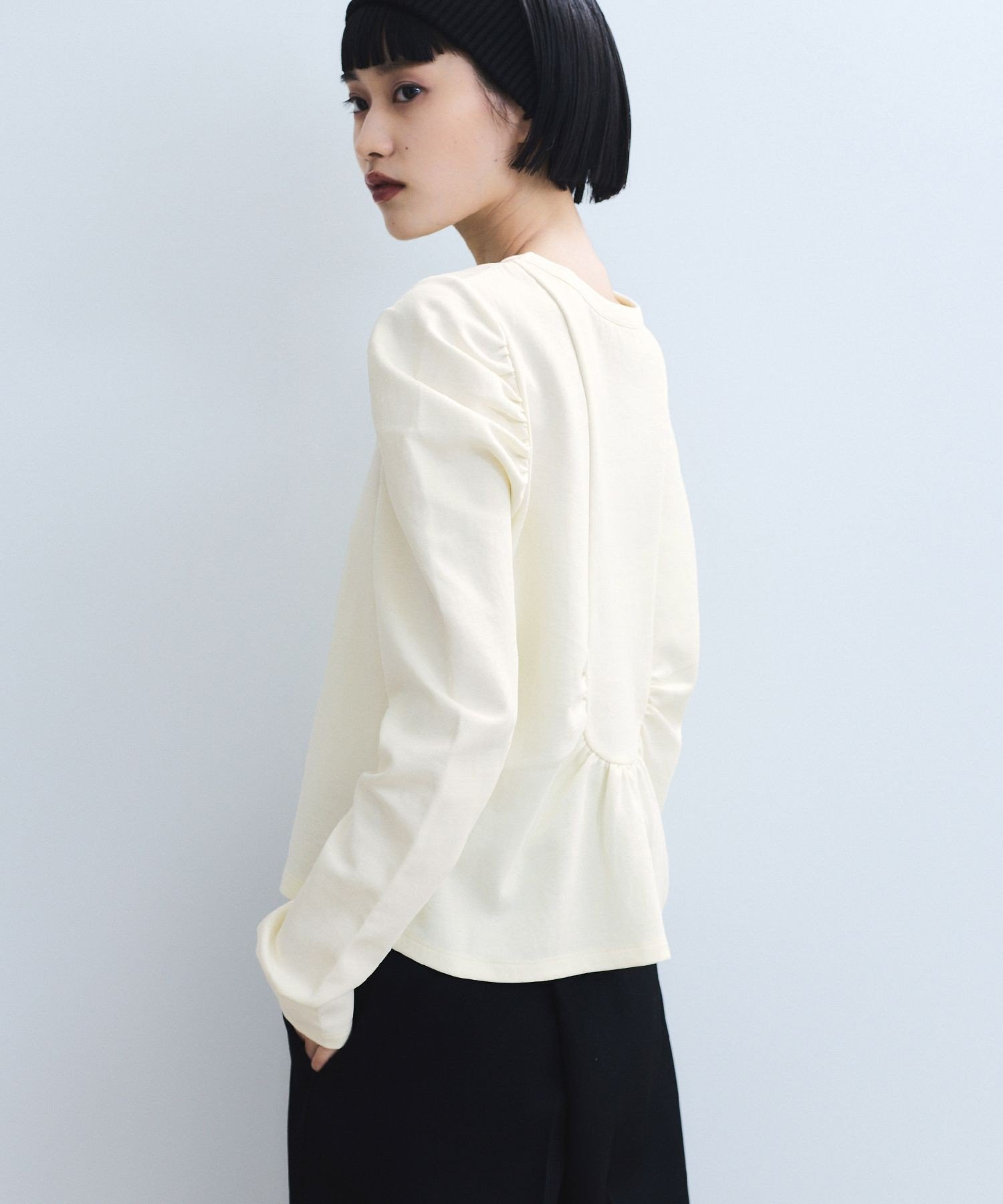 ADAM ET ROPE'｜【WEB限定】バックペプラムカットソー | Rakuten