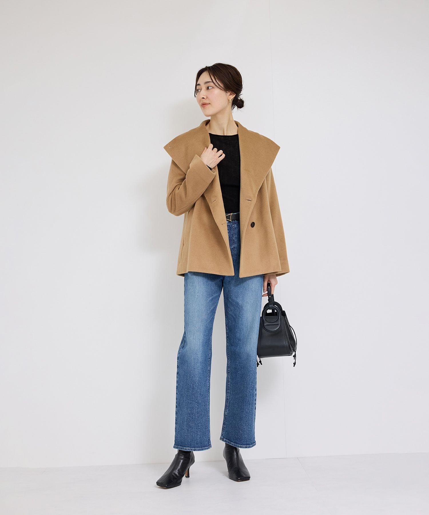 ROPE'｜【高評価】プレミアムカシミヤショートコート | Rakuten