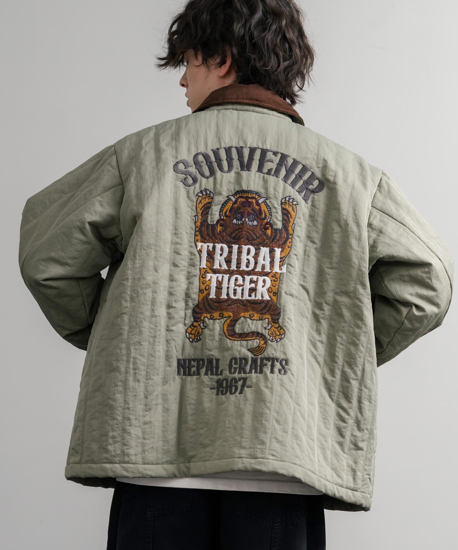 Rocky Monroe｜KRIFF MAYER スーベニア刺繍キルトコーチジャケット