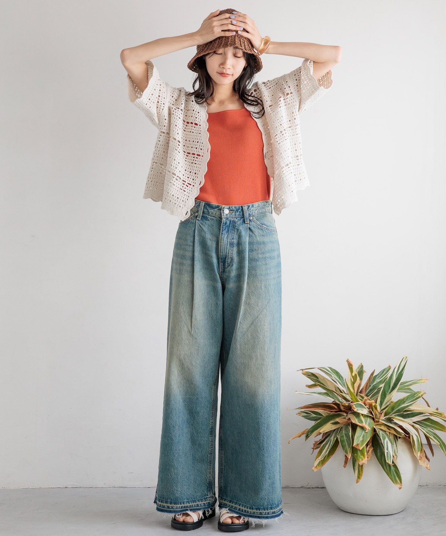 LOWRYS FARM｜ソウバリスクエアタンクトップ | Rakuten Fashion(楽天