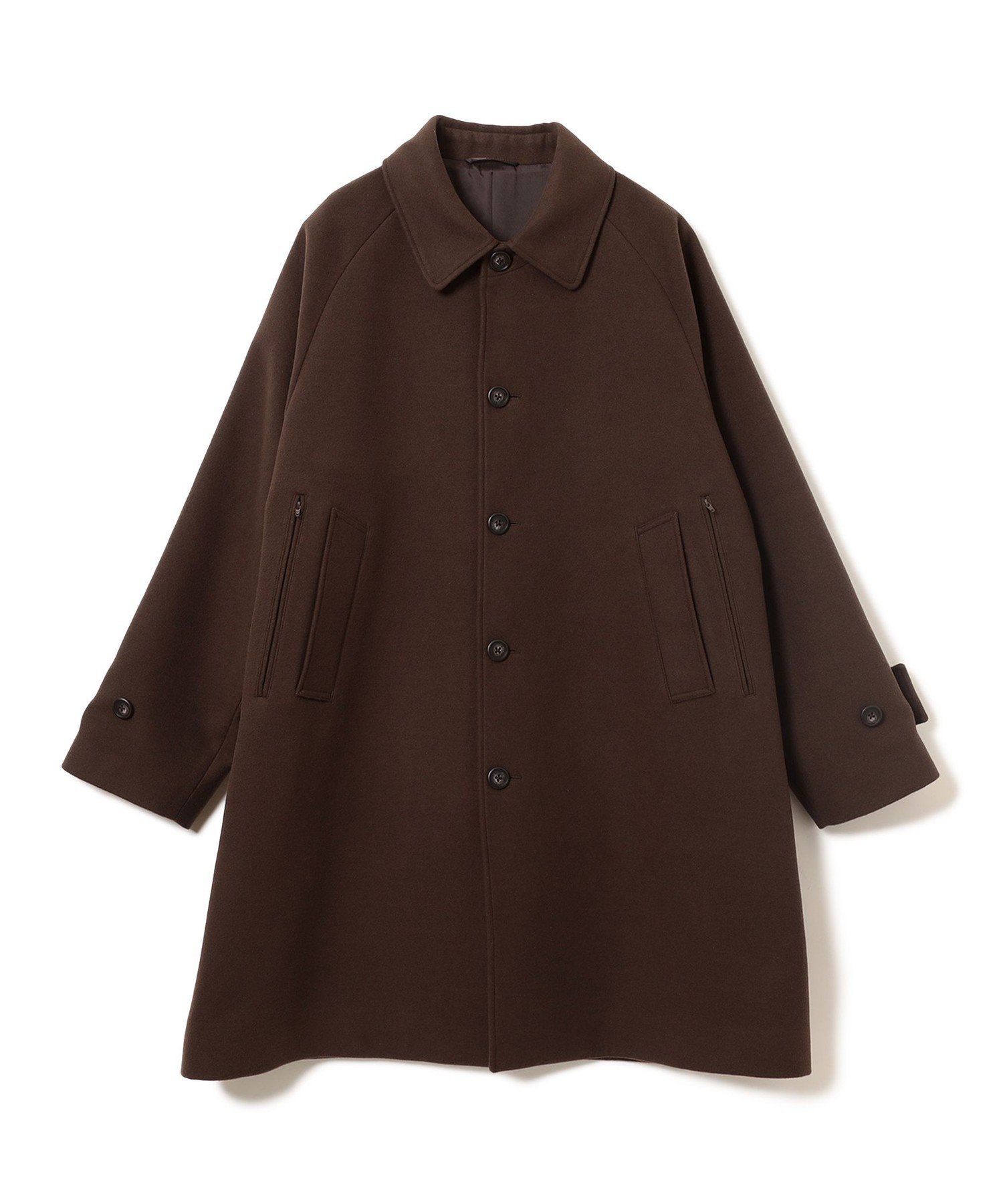 BEAMS MEN｜ワイドフィット フリース ステンカラーコート | Rakuten