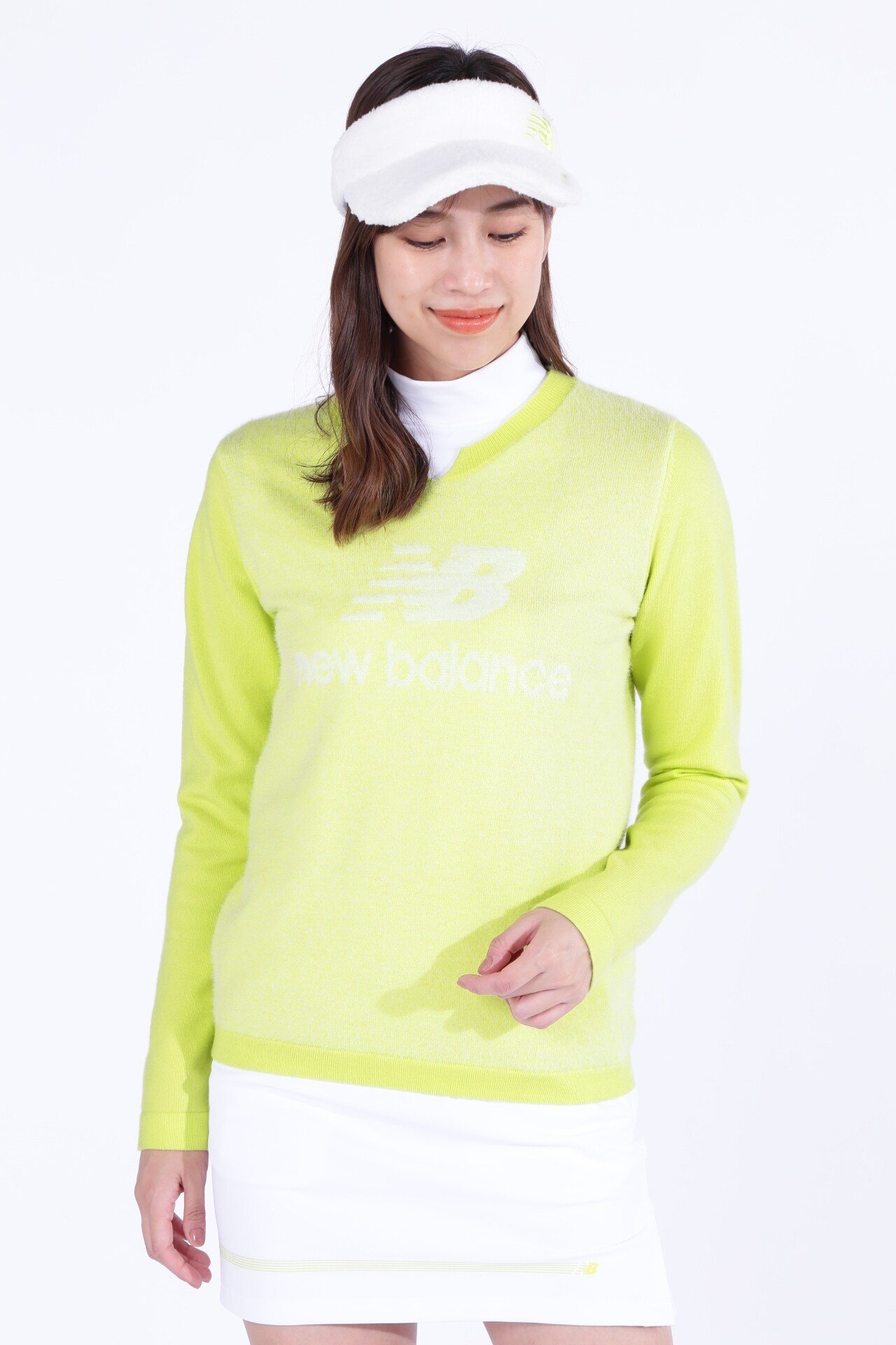 New Balance Golf｜遠赤外線蓄熱保温 フェザーボーダー クルーネック