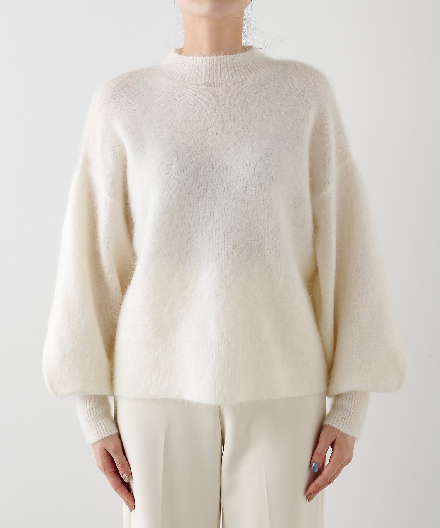 Whim Gazette｜【THE PAUSE】バレルスリーブニット | Rakuten Fashion