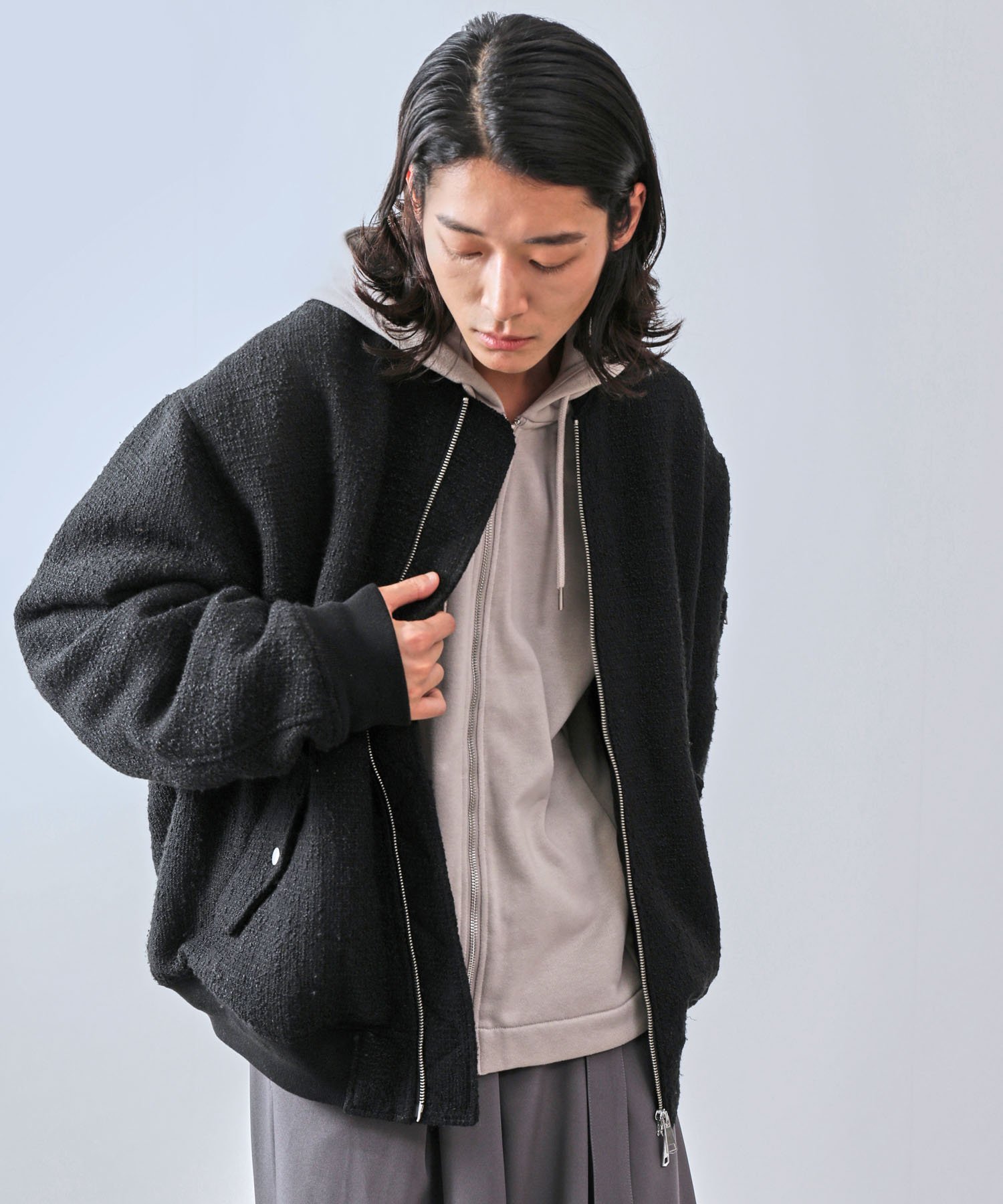 JUN STANDARD PICKS｜ツイードMA-1 | Rakuten Fashion(楽天