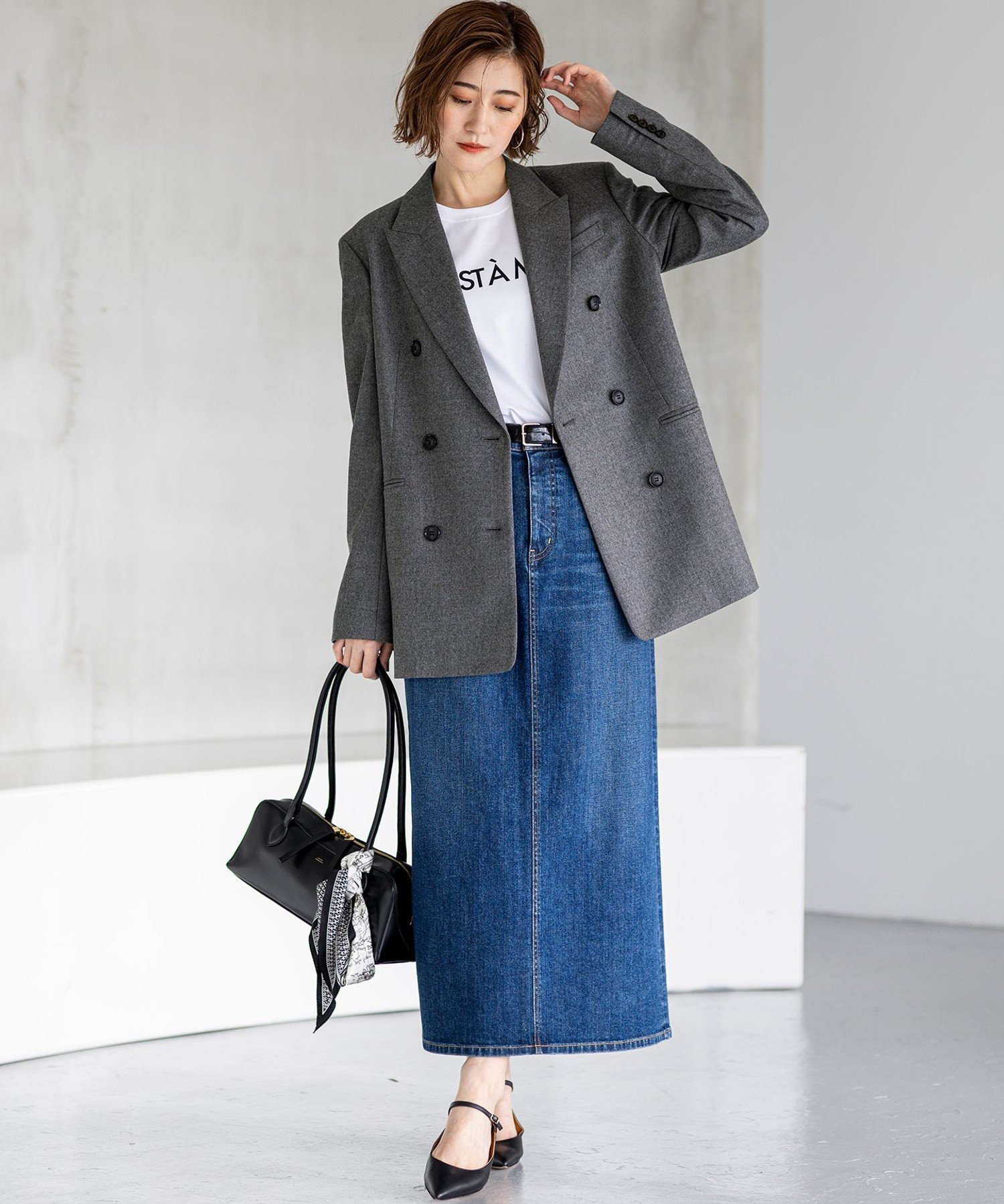 23区｜【Oggi3月号掲載/新色追加/洗える】23区DENIM ストレッチ デニム