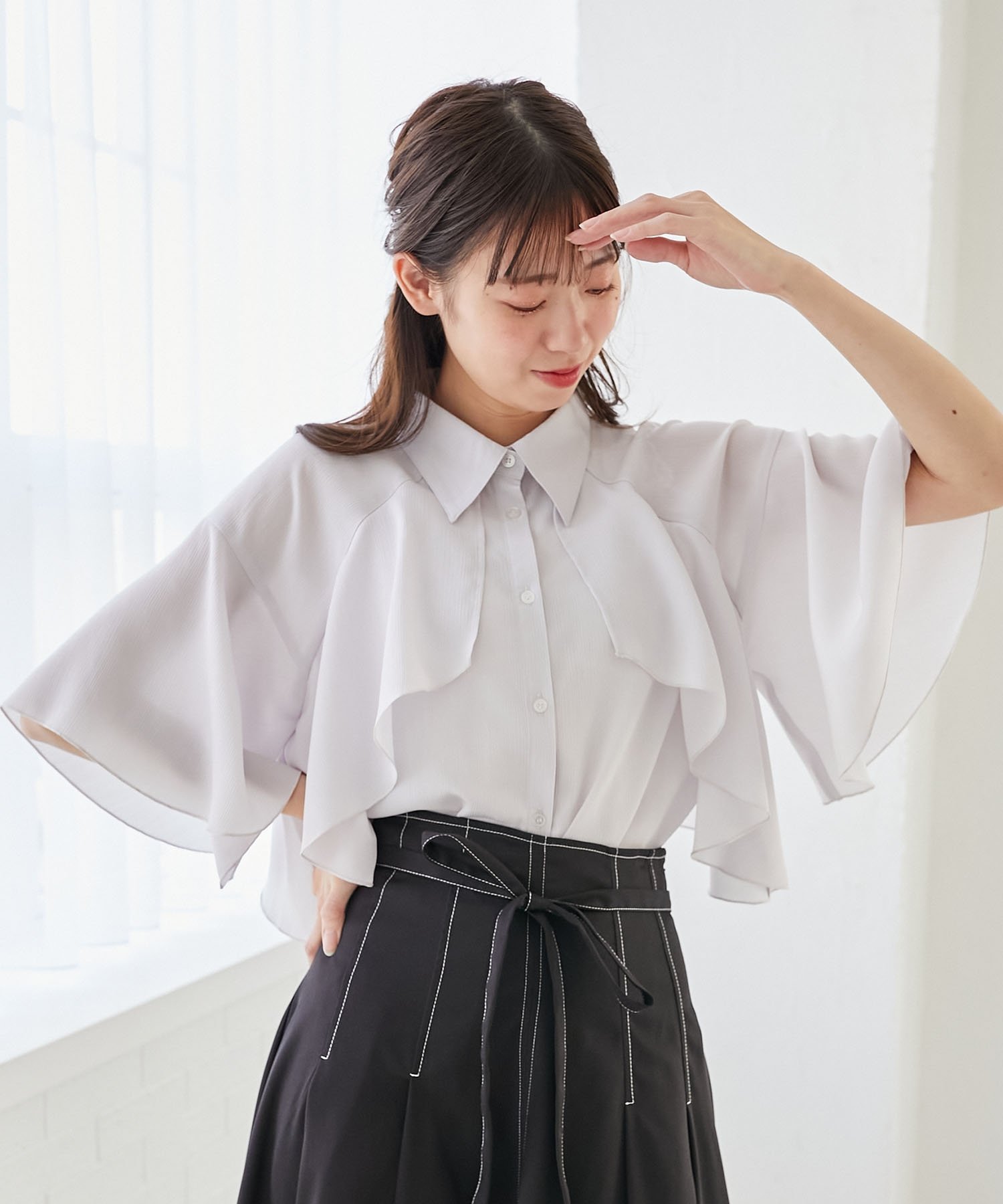 MAJESTIC LEGON｜シアーケープブラウス | Rakuten Fashion(楽天